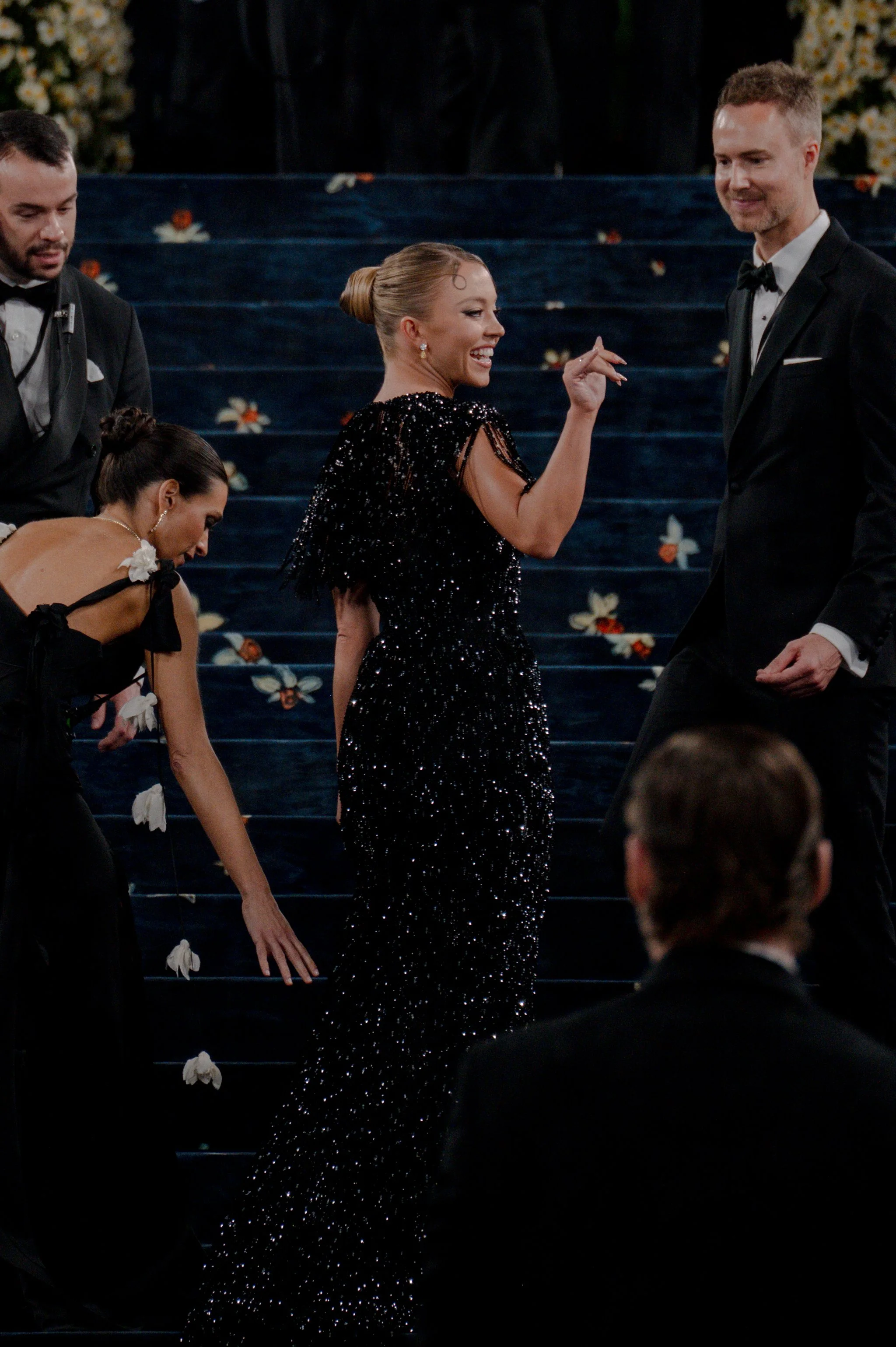 Sydney Sweeney on the red carpet at the Met Gala (May 5, 2025)