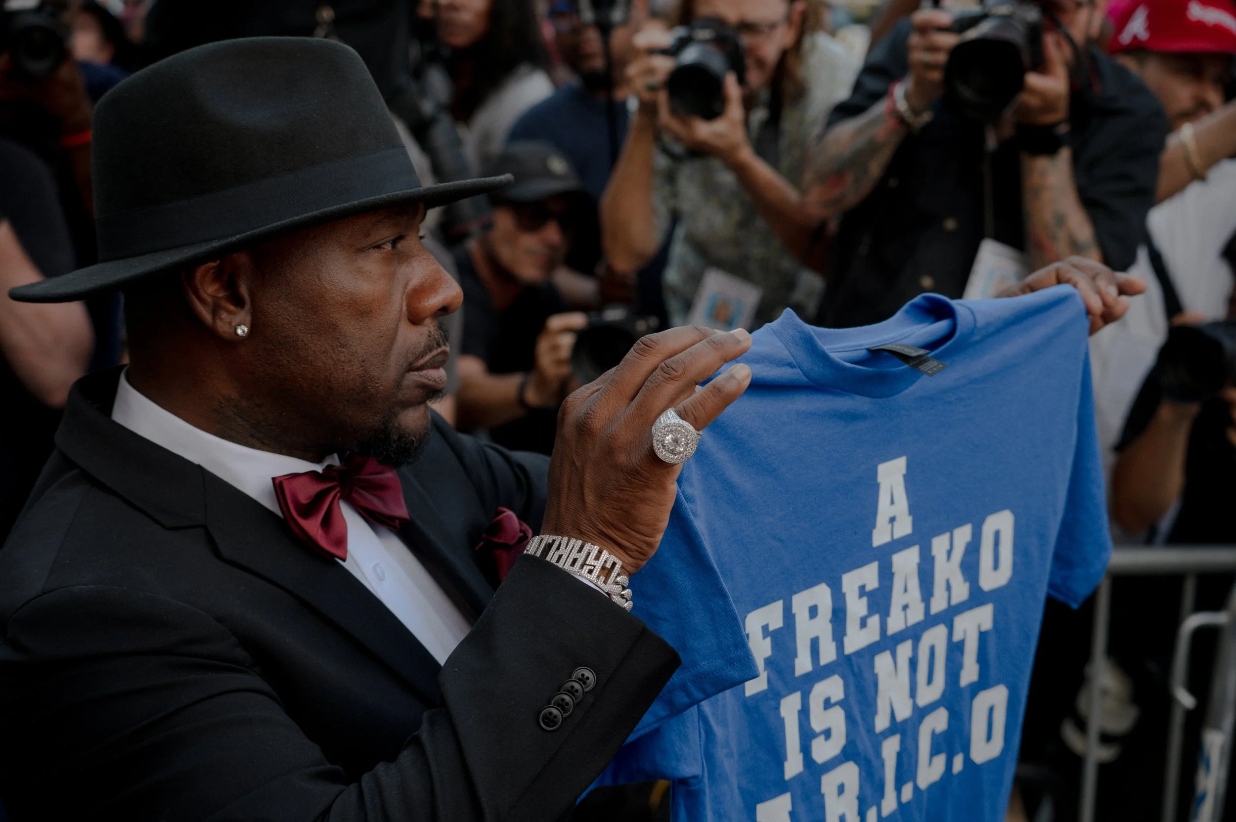 Outside Manhattan federal court on the final day of Sean “Diddy” Combs’ trial (July 2, 2025)
