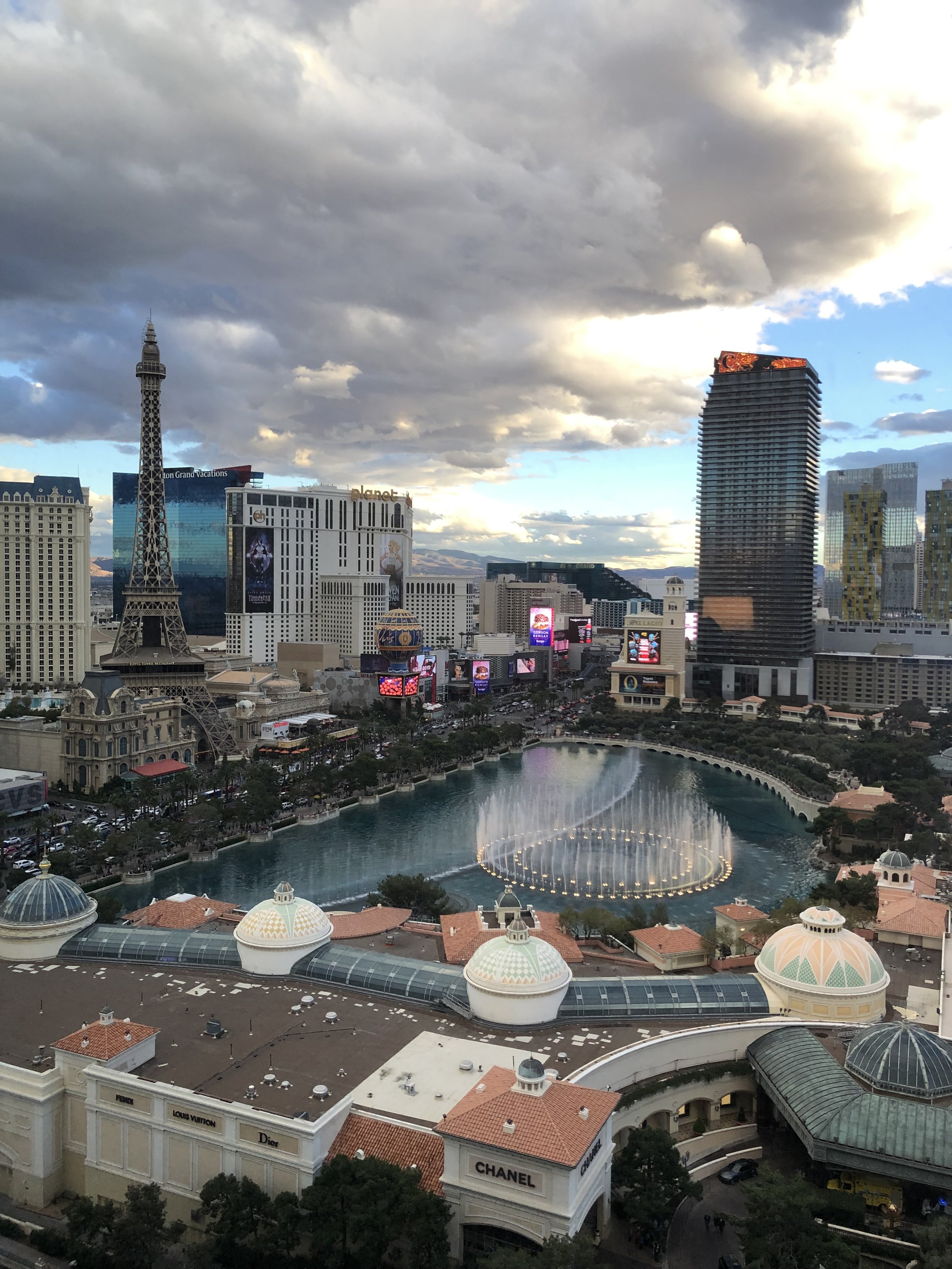 Image of Las Vegas Strip from my hotel room