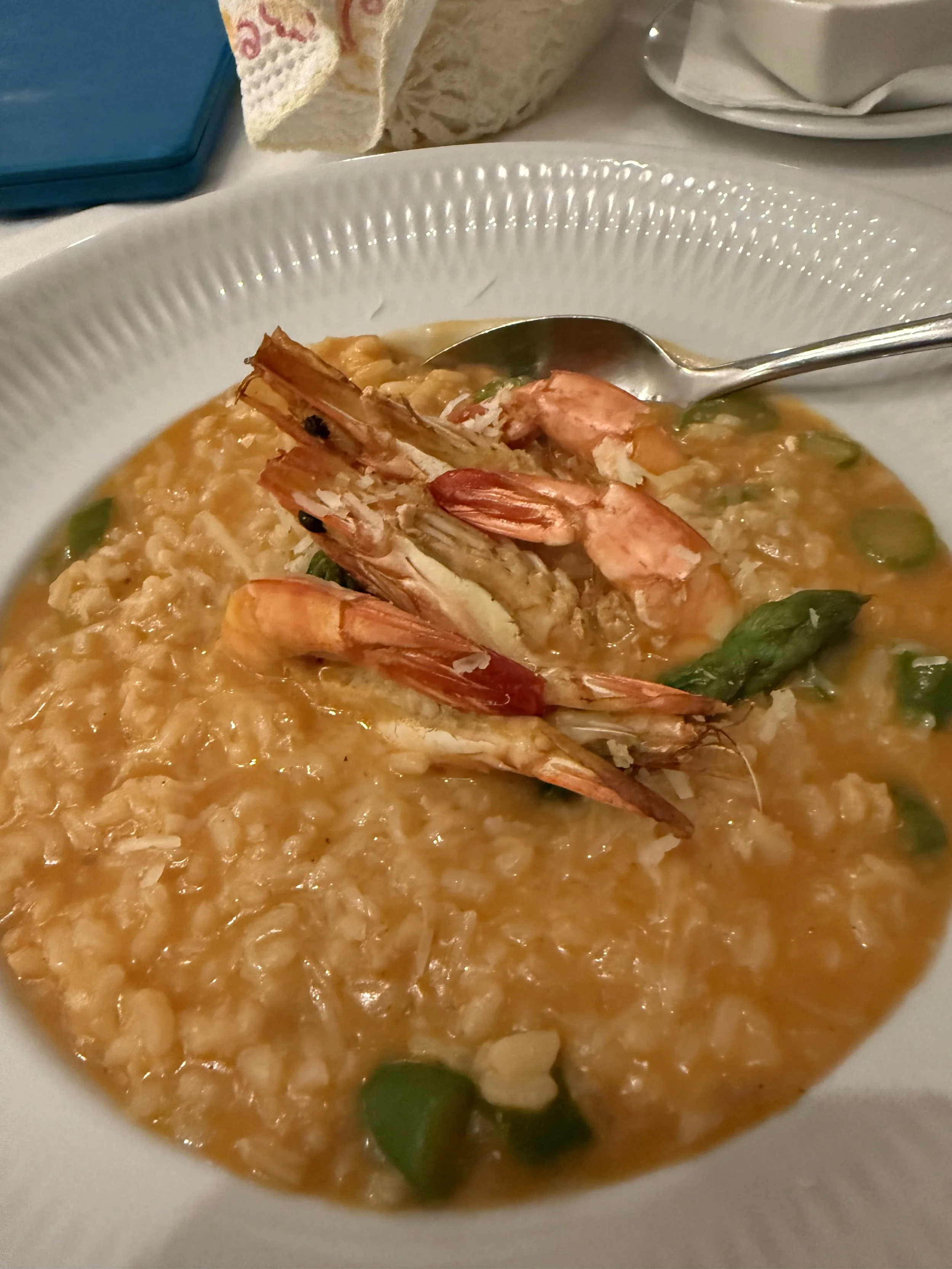Dinner at Hotel Shrimp Risotto.jpeg