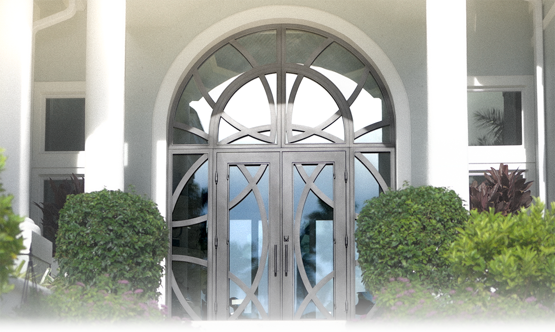 GULF COAST HOMES EMBRACE SUBTLE LUXURY WITH CUSTOM FRONT ENTRYWAYS.