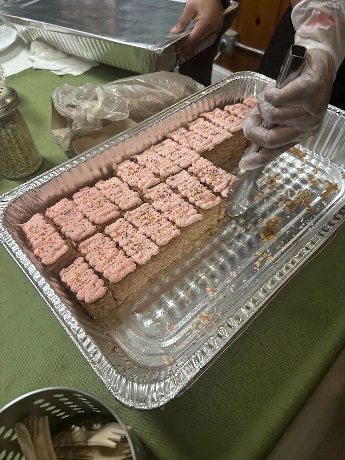 Vegan strawberry cake from Bombay Food Junkies at our Plant Italia Dinner at American Legion Post 111 in Shrewsbury, Missouri.jpg