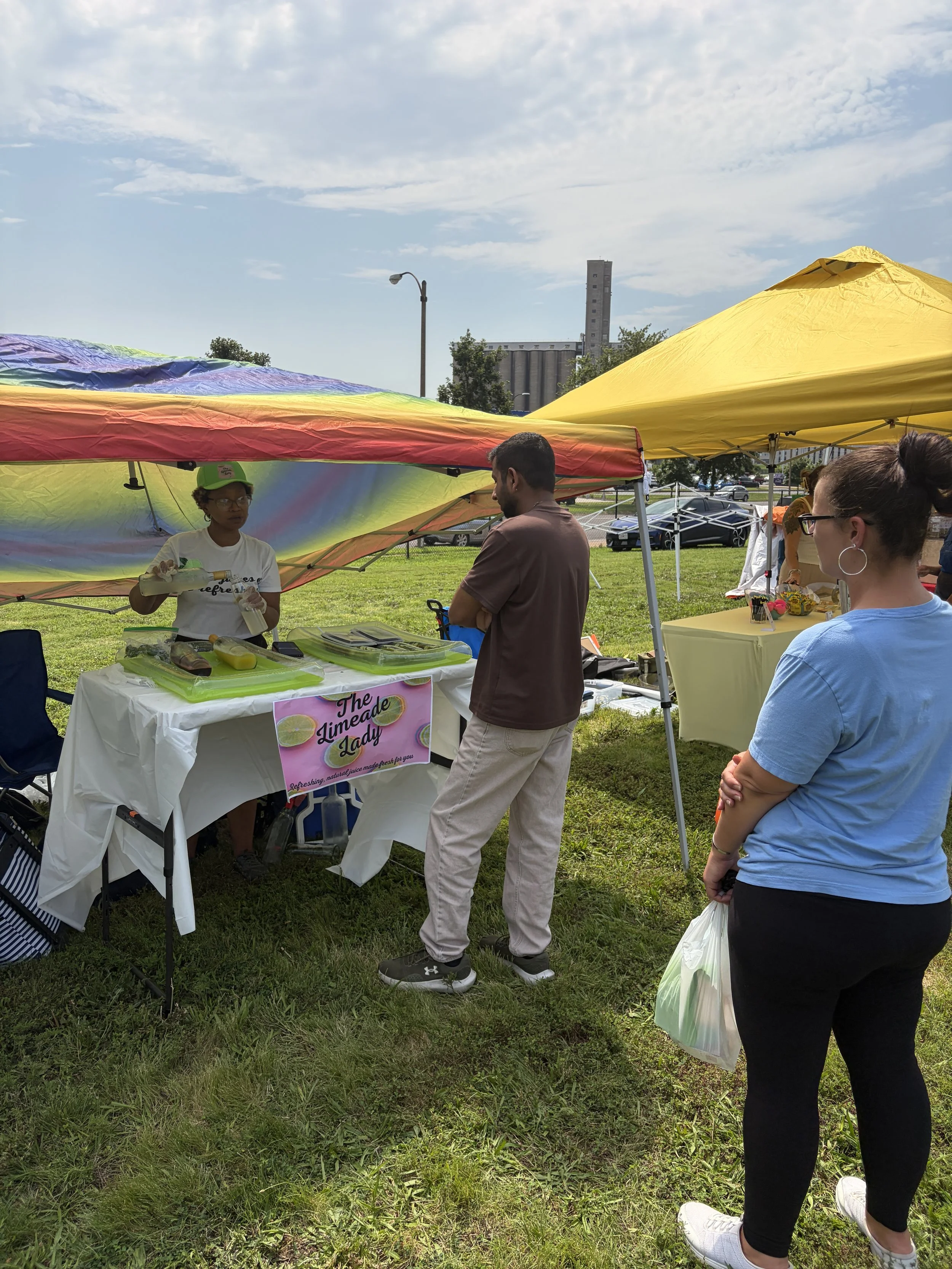 The Limeade Lady at STL Vegan Market in St. Louis, Missouri creates fresh, fruit-based drinks.png