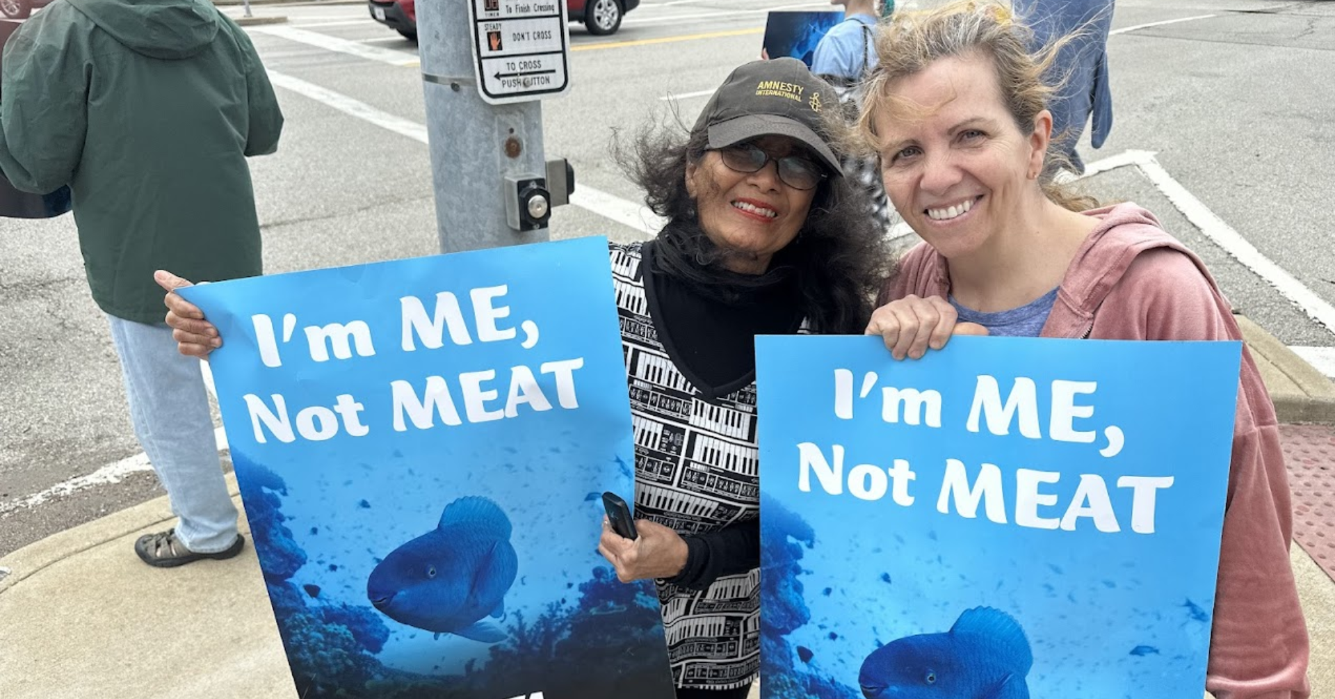 World Day for the End of Fishing protest in St. Louis