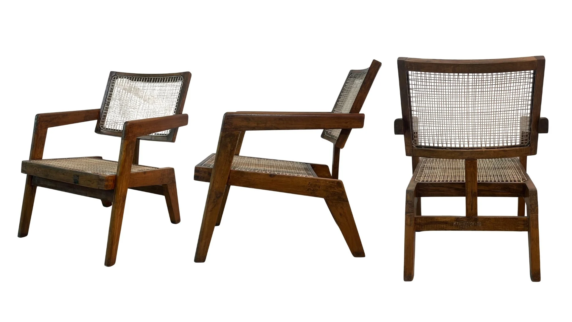 PIERRE JEANNERET T-BACK CHAIR