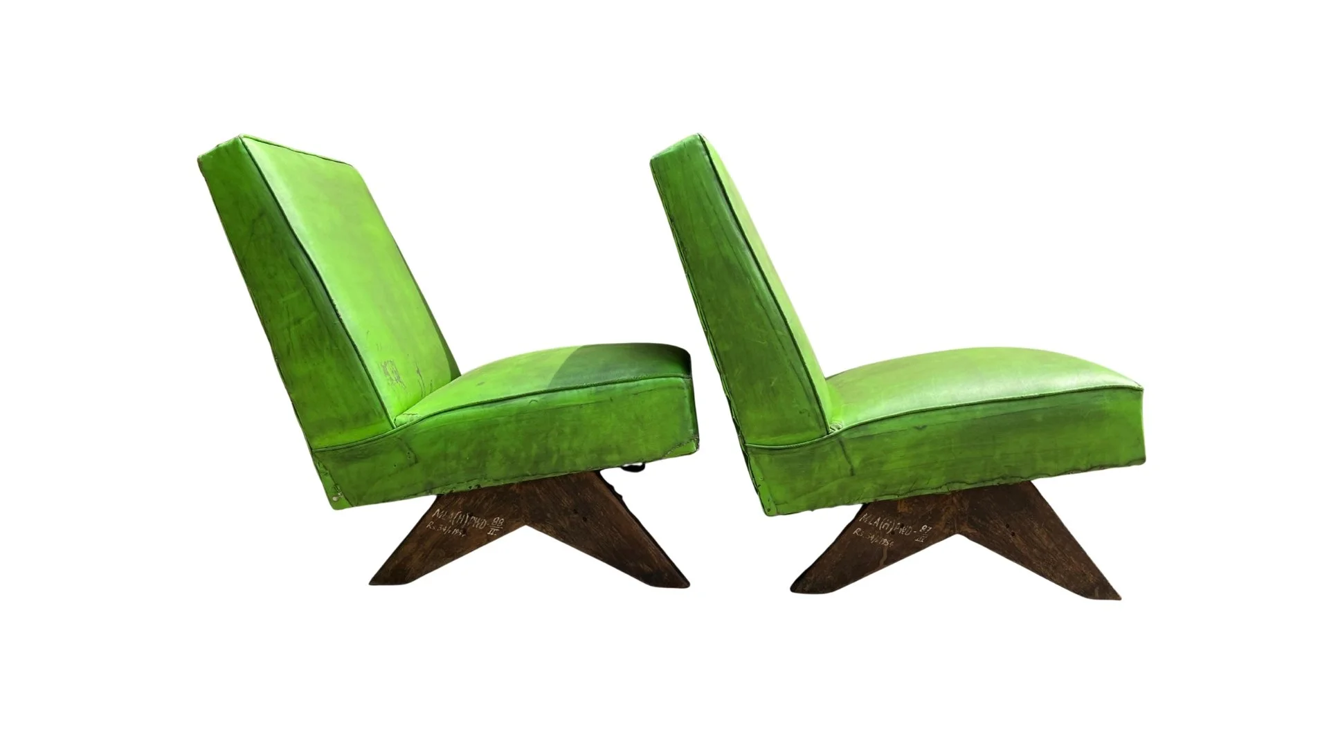 PIERRE JEANNERET FIRESIDE CHAIRS