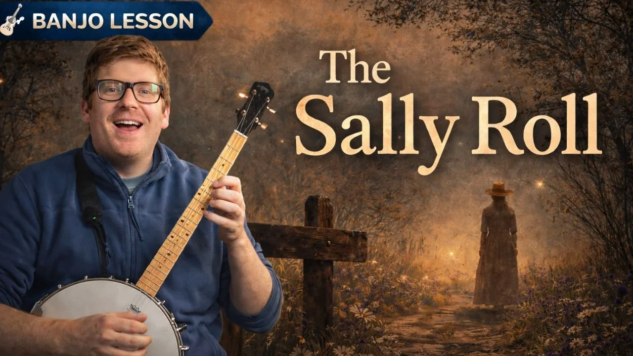 The Sally Roll – Clawhammer Banjo Lesson from Sally in the Garden