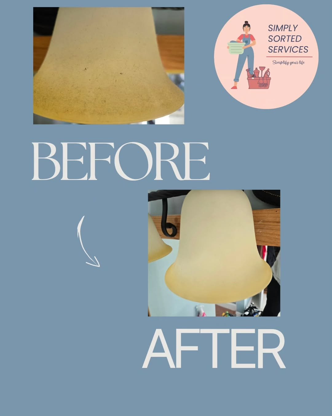 Dust away all your dirt, worries and dust with a clean from simply sorted services.