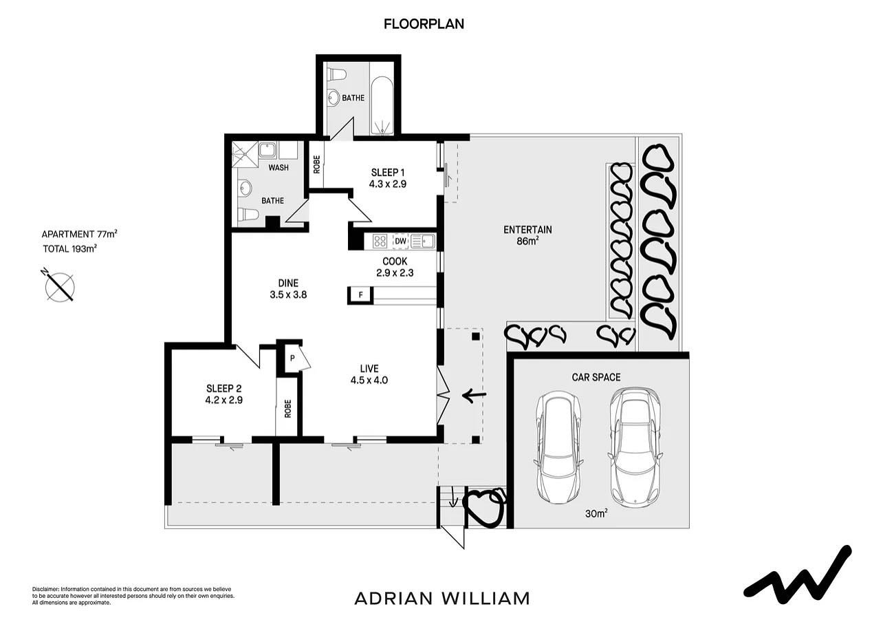 Bought before the first Saturday open⚡️

With a floor plan like this, there may be a disappointed buyer or two&hellip;

What we love about this Newtown home:

- house-like proportions and feel, own street entry and private outlooks
- huge outdoor are