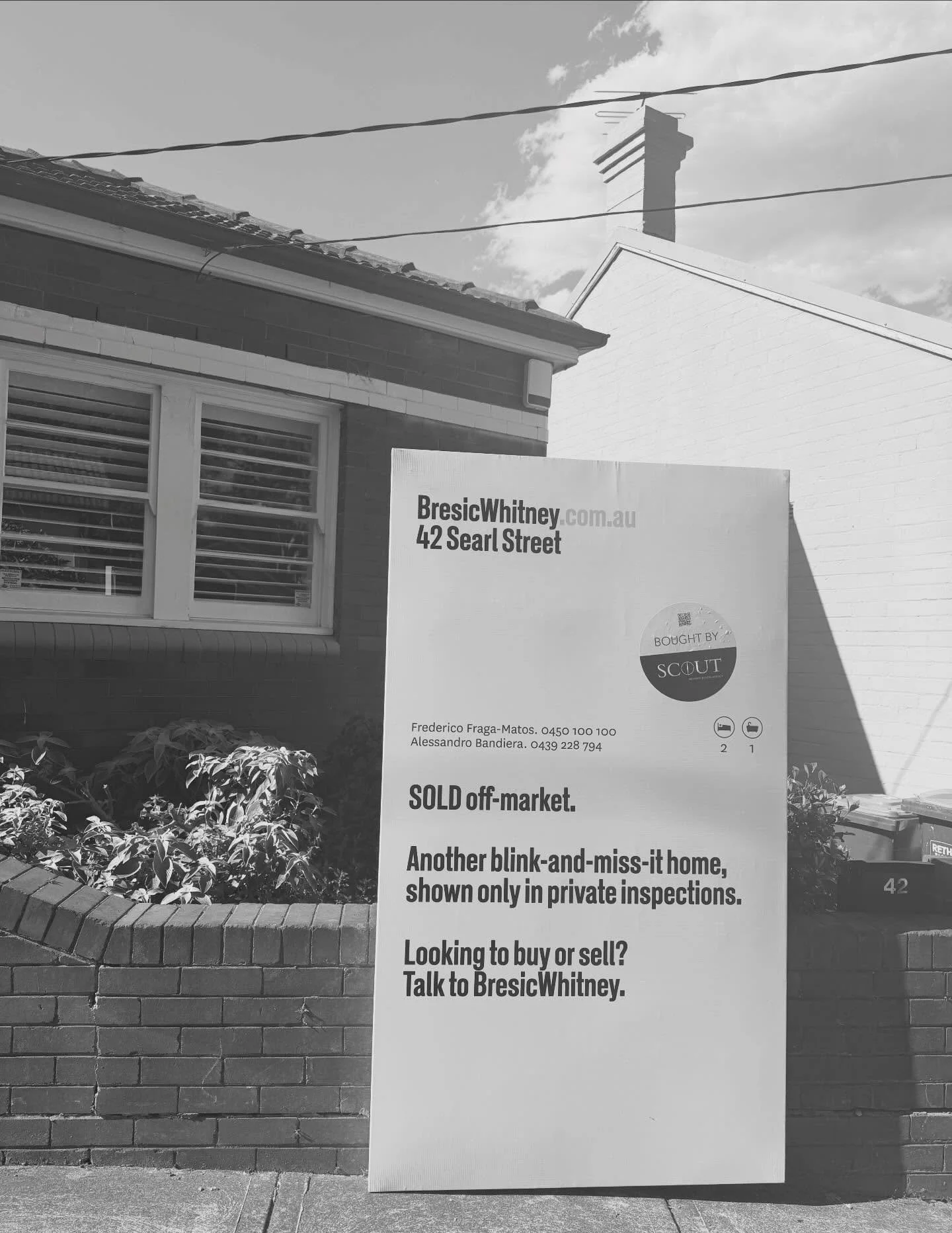 Bought off-market in Petersham

We were the only buyers to inspect this charming semi, originally planned for a March auction campaign once it was vacant in 2026. 
By selling off-market while tenanted, the seller saved tens of thousands, and the buye