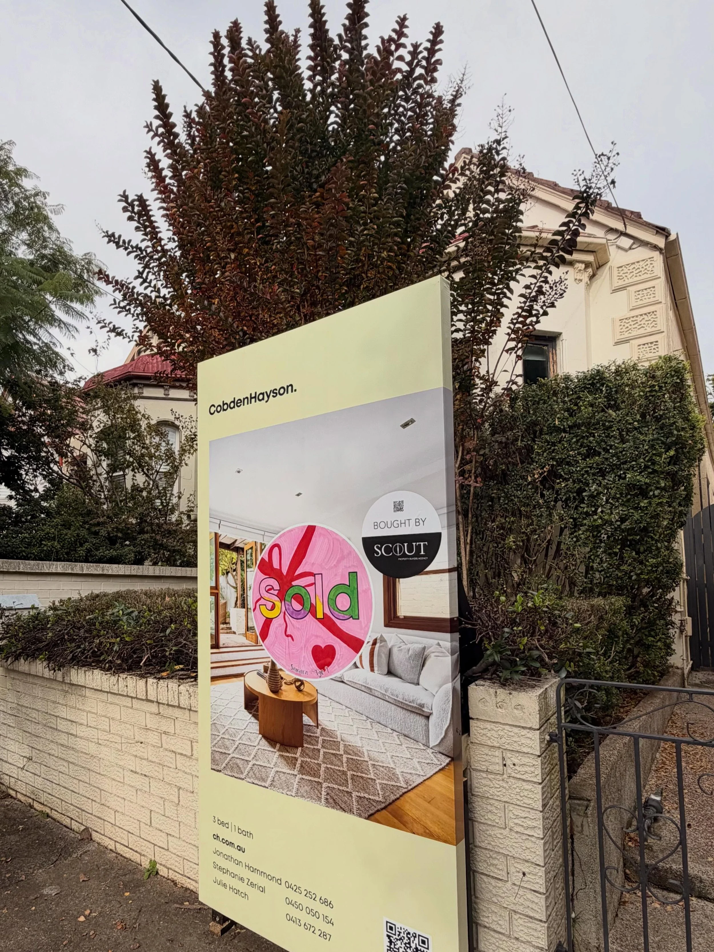 Bought pre-auction in Stanmore 🫶🏽

My third Albany Road purchase, so safe to say I&rsquo;m a fan.

The buyers: An upsizing Stanmore family already too spoilt by our fab community and village lifestyle to ever leave.

The property: A freestanding ho