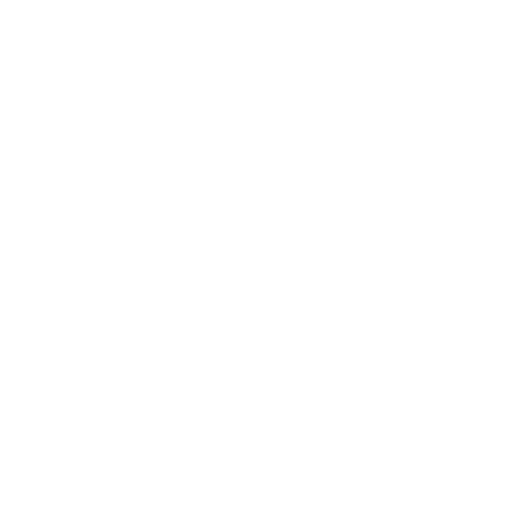 White outline of a basketball hoop with net on black background.