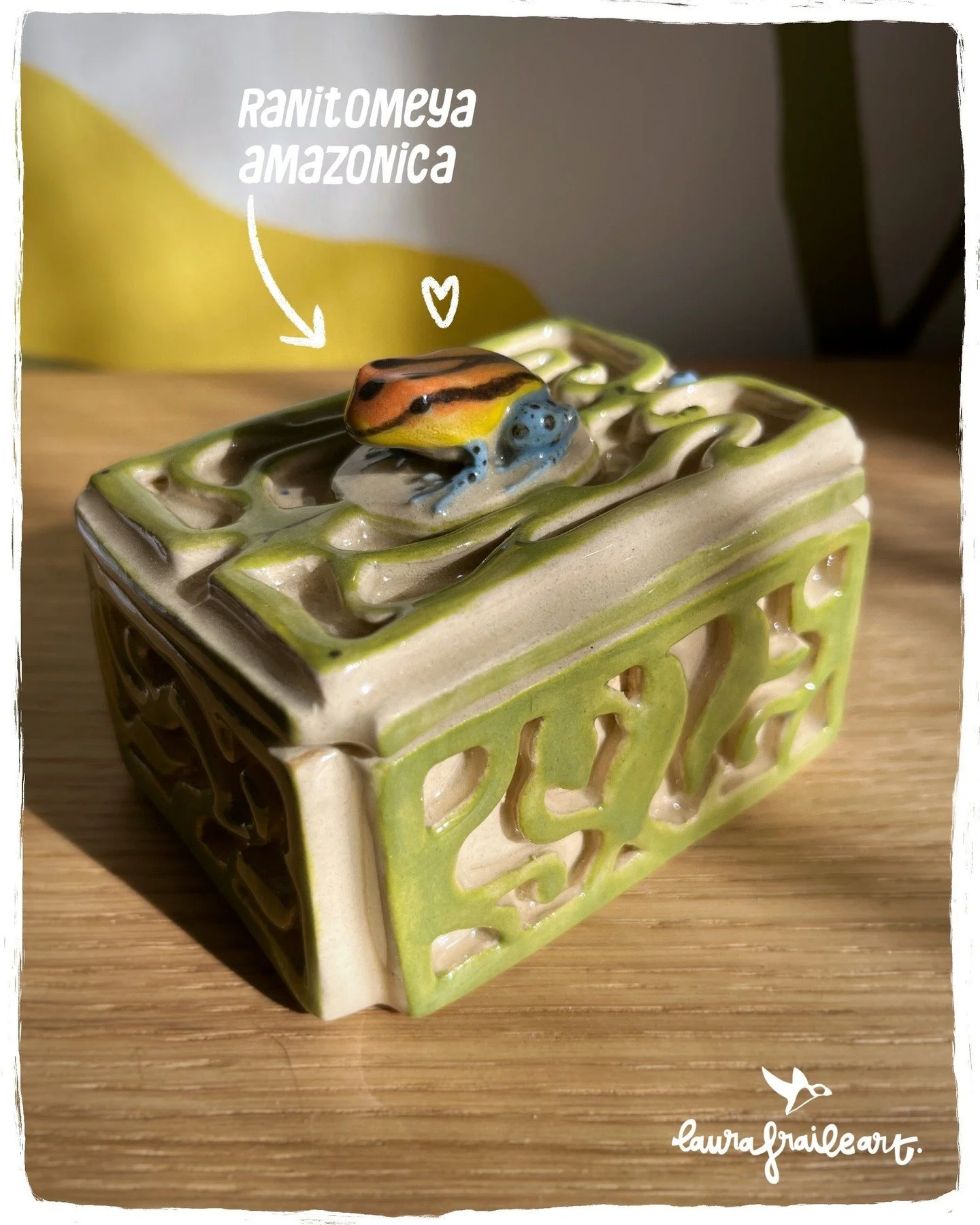 Del 0-10: &iquest;cu&aacute;n adorable crees que es esta ranita y por qu&eacute; es un 10? 😂 Yo digo que son los deditos de sus manitas lo que m&aacute;s me roba el cora&ccedil;ao. 
Estoy especialmente contenta con el resultado del degradado de su e