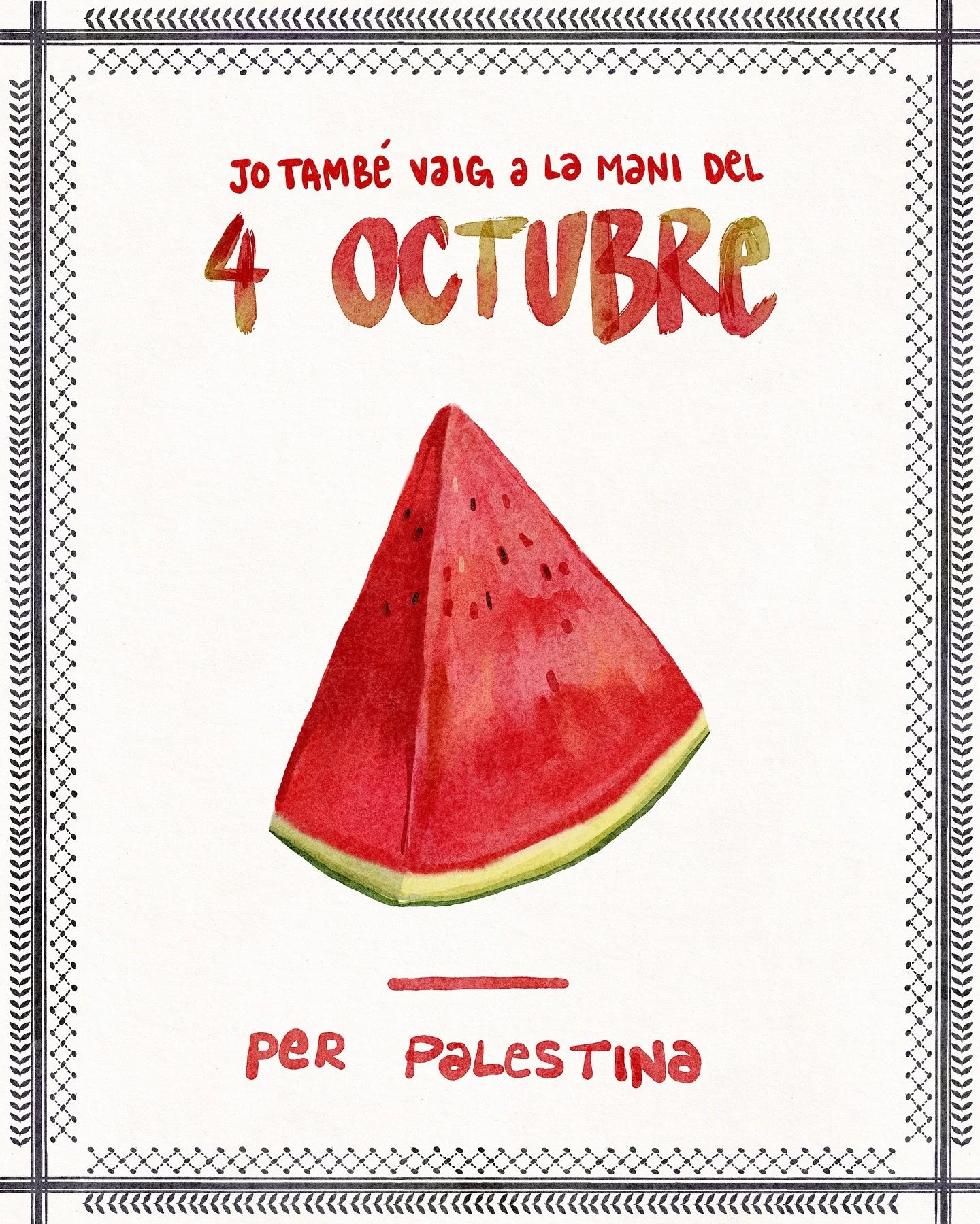 Aturem el genocidi. Aturem els estats terroristes d&rsquo;Israel i Estats Units. Tothom al carrer. 
Dissabte 4/10. Jardinets de Gr&agrave;cia, 12h. 

#viscapalestinalliure #palestinalibre #palestine #palestine🇵🇸❤️ #freepalistine🇵🇸❤️ #anticolonial