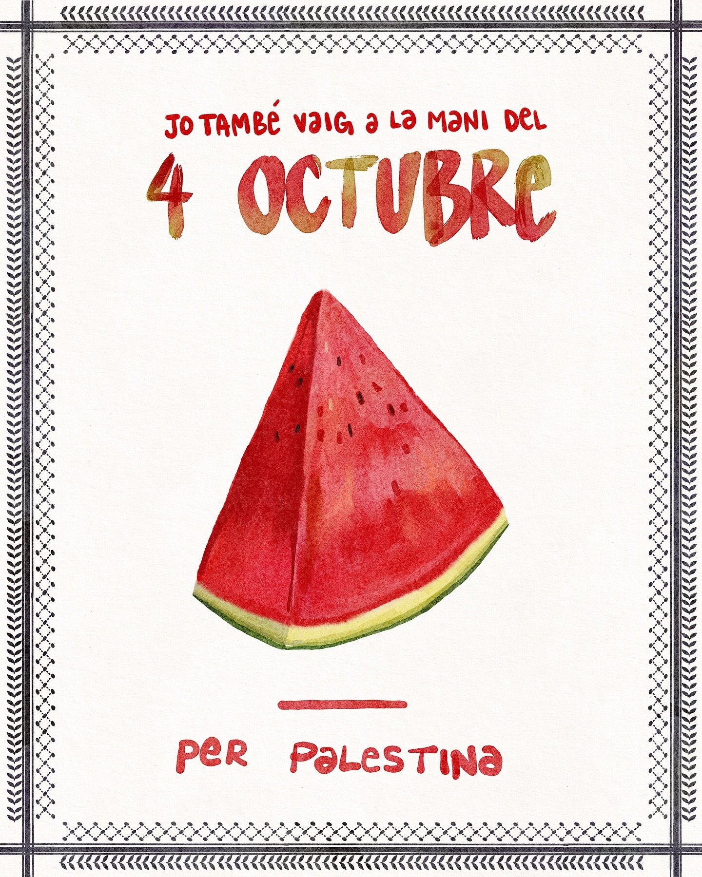 Aturem el genocidi. Aturem els estats terroristes d&rsquo;Israel i Estats Units. Tothom al carrer. 
Dissabte 4/10. Jardinets de Gr&agrave;cia, 12h. 

#viscapalestinalliure #palestinalibre #palestine #palestine🇵🇸❤️ #freepalistine🇵🇸❤️ #anticolonial