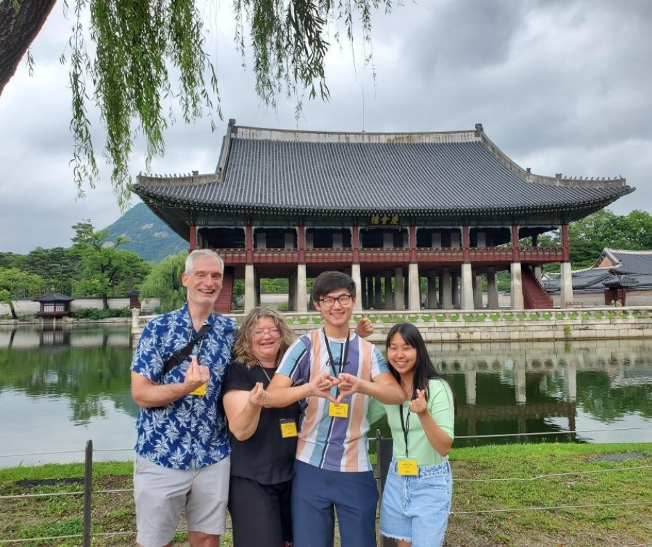 David and his family in South Korea 2023