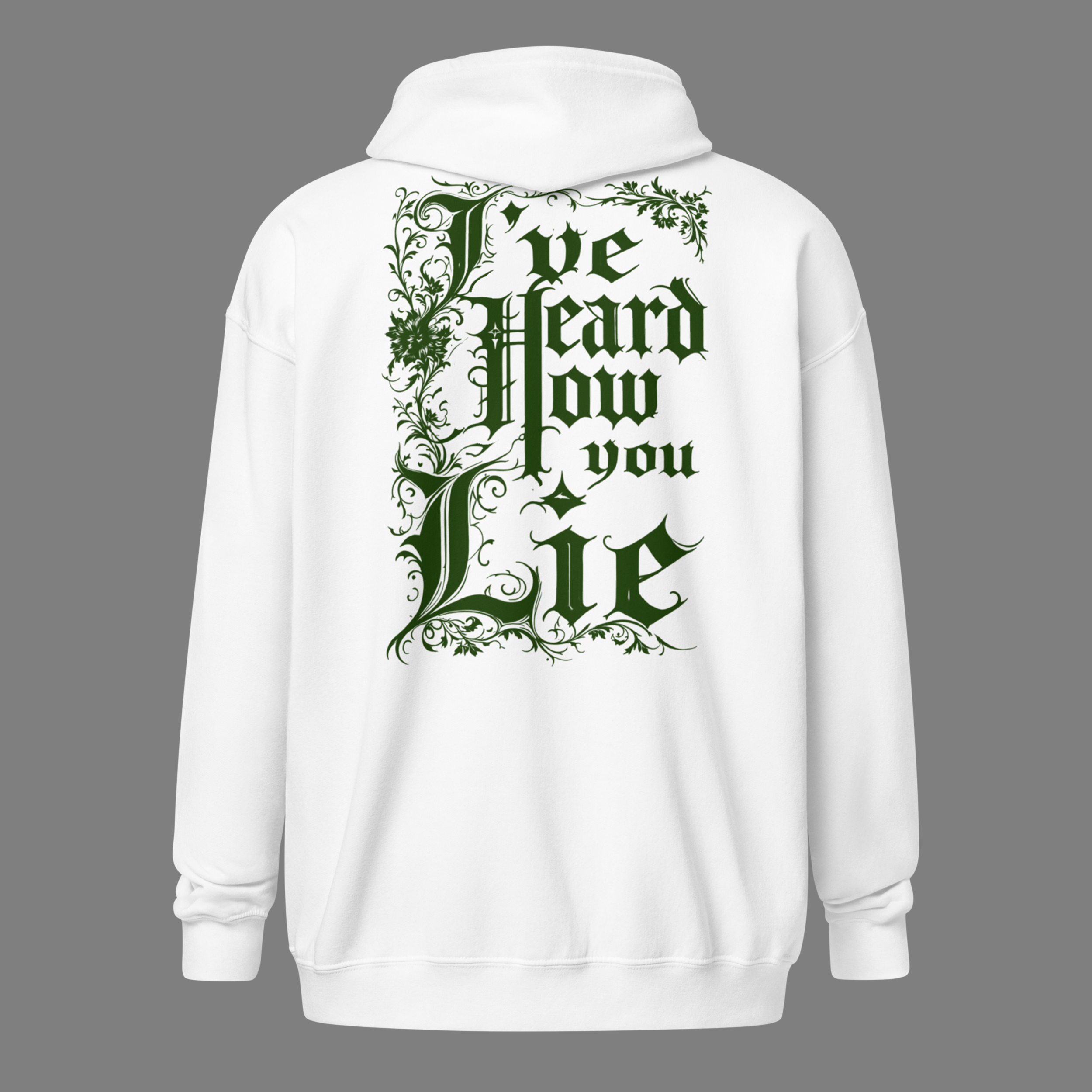 i've heard how you lie — hooded sweatshirt