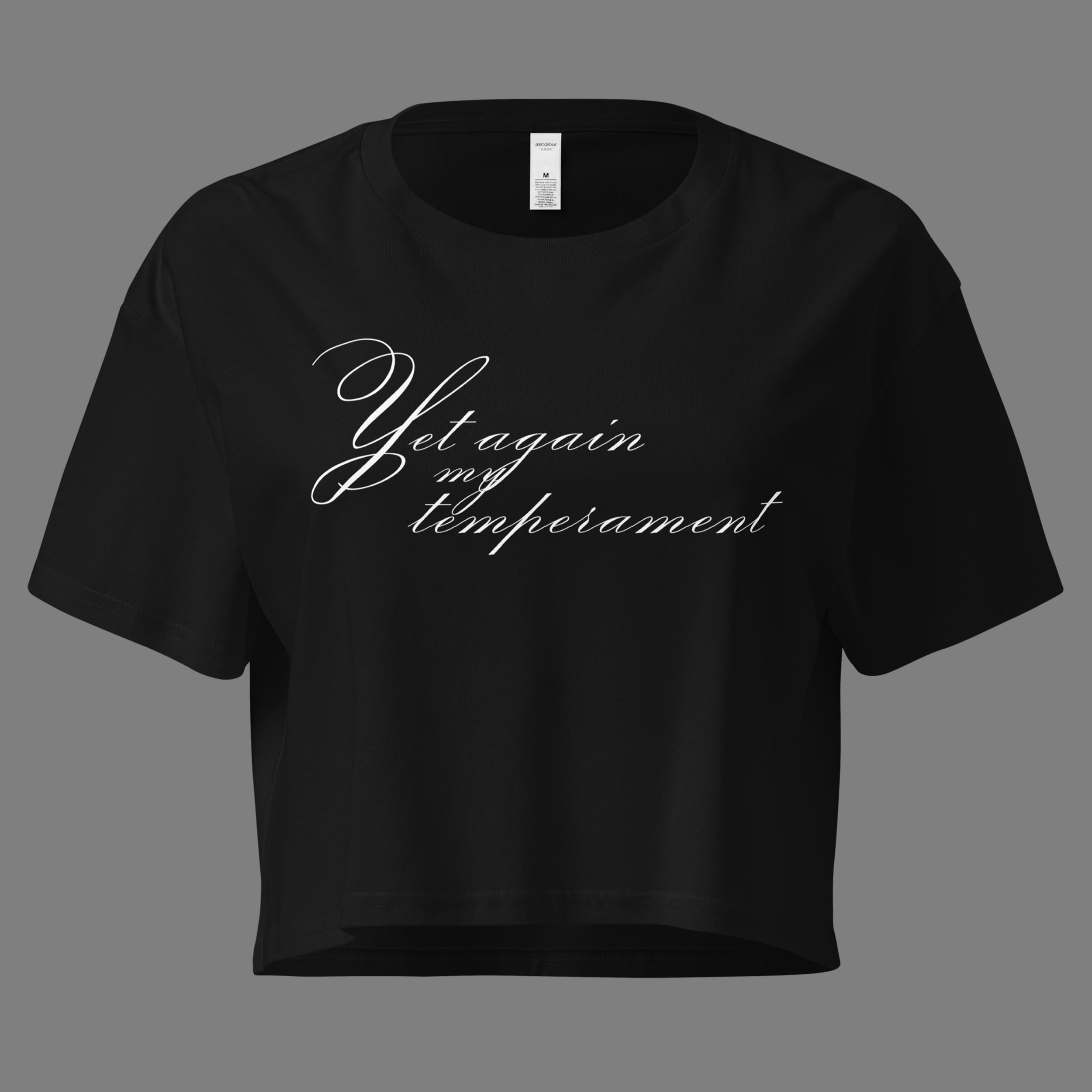 crop top — yet again my temperament