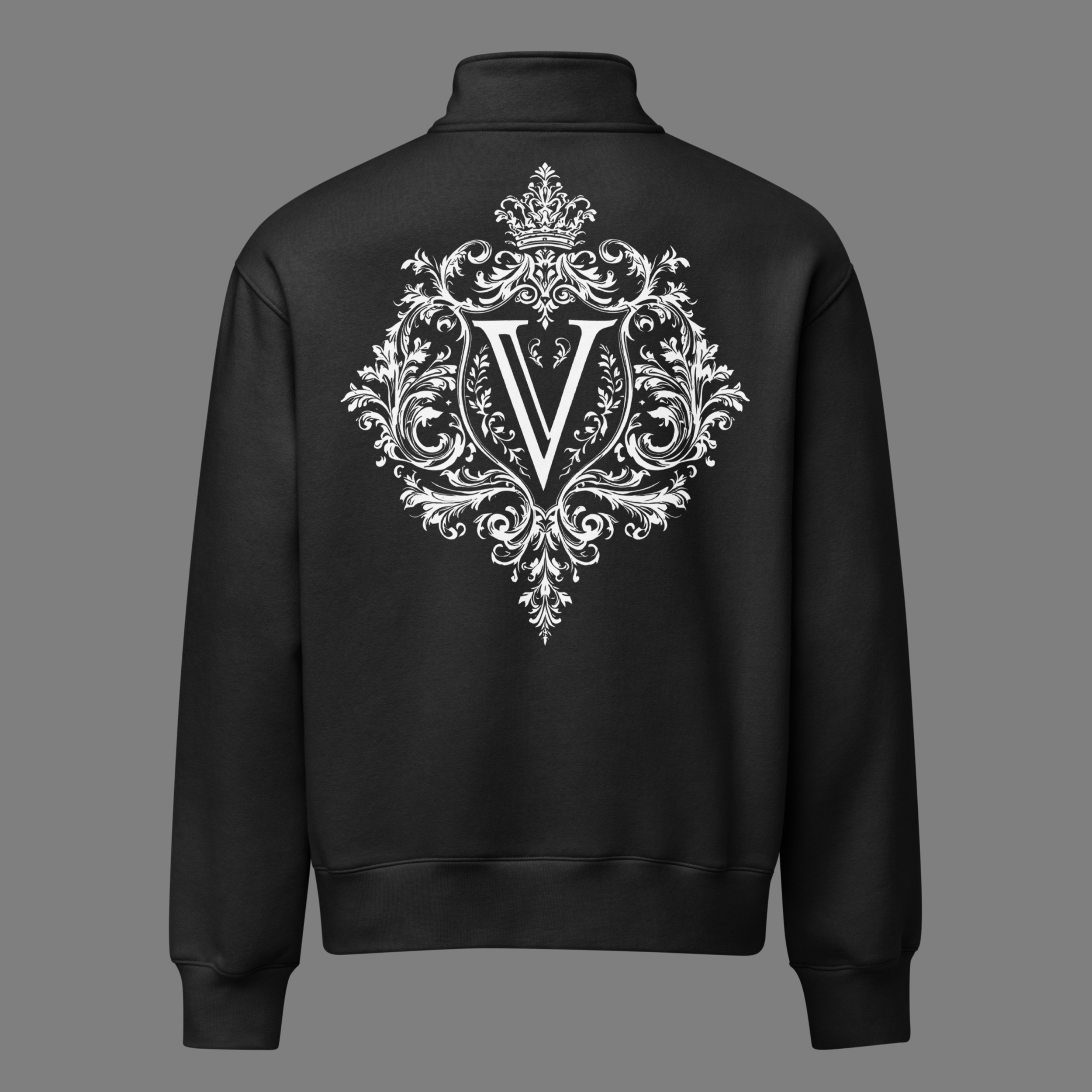 Vyrènne & Company® black half zip.png