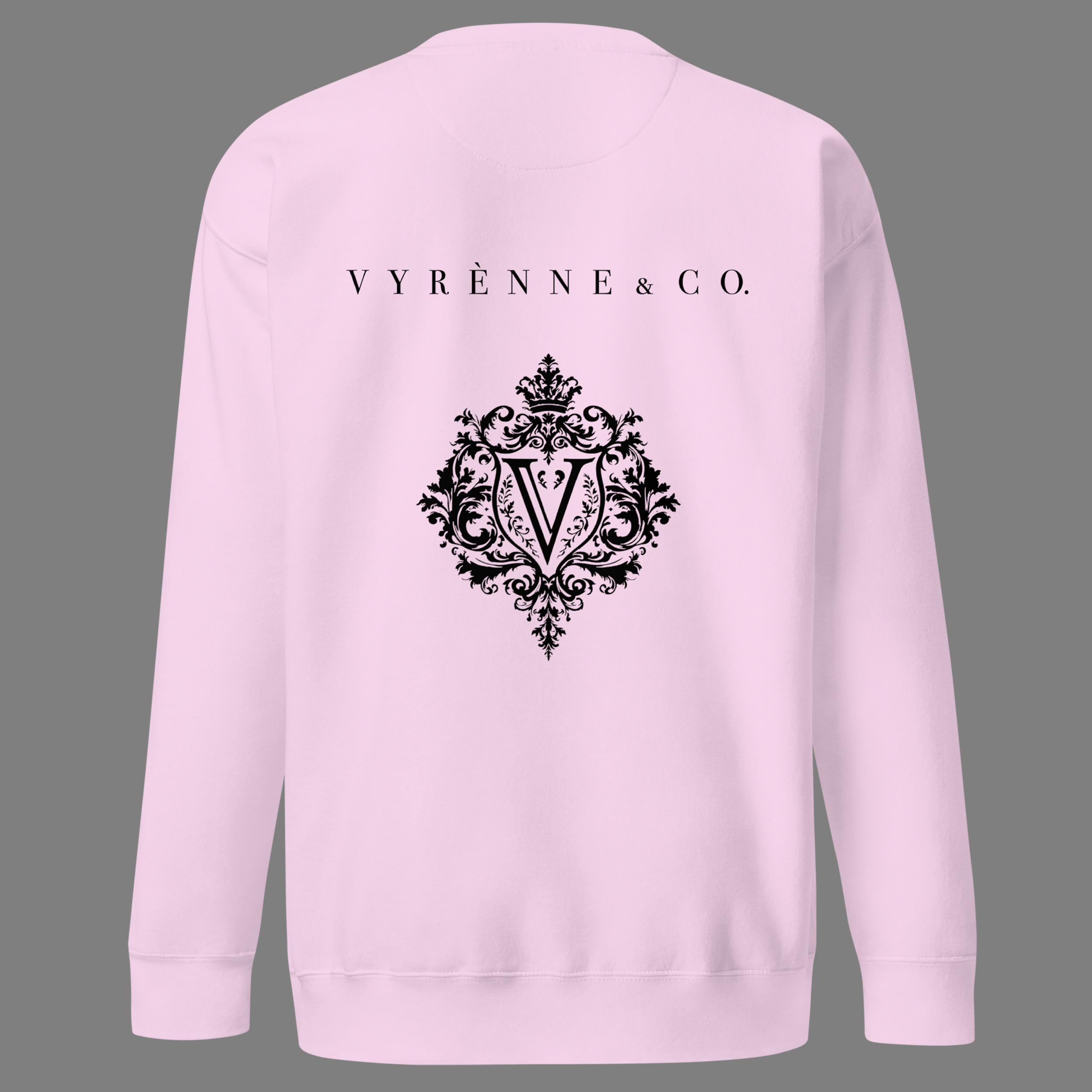 vyrenne & co sweatshirt lavender pink back.png