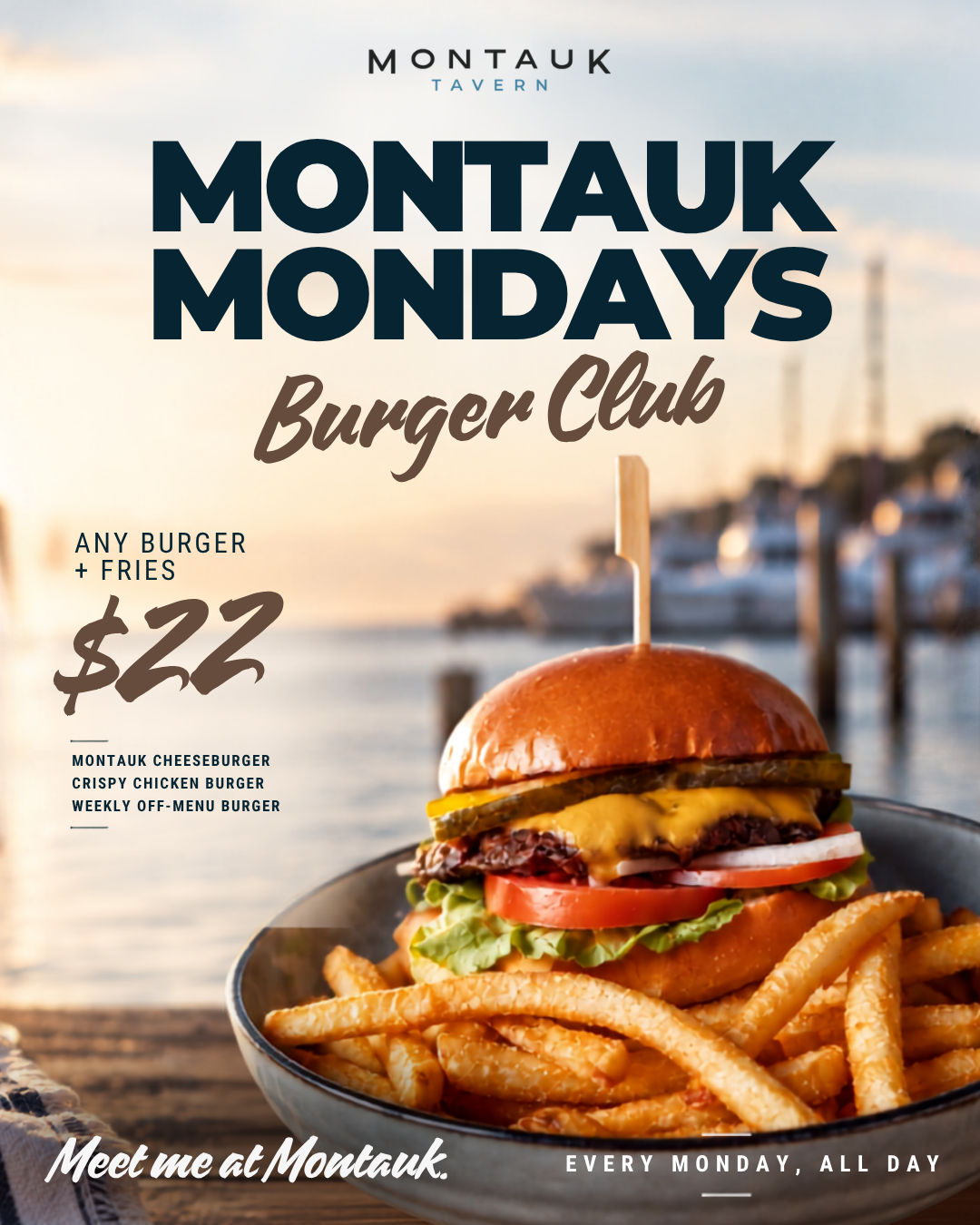 Montauk Monday Burger Club