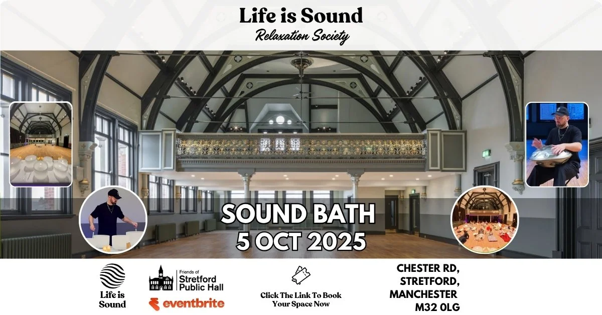 Stillness Of The Equinox: A Sound Bath at Stretford Public Hall