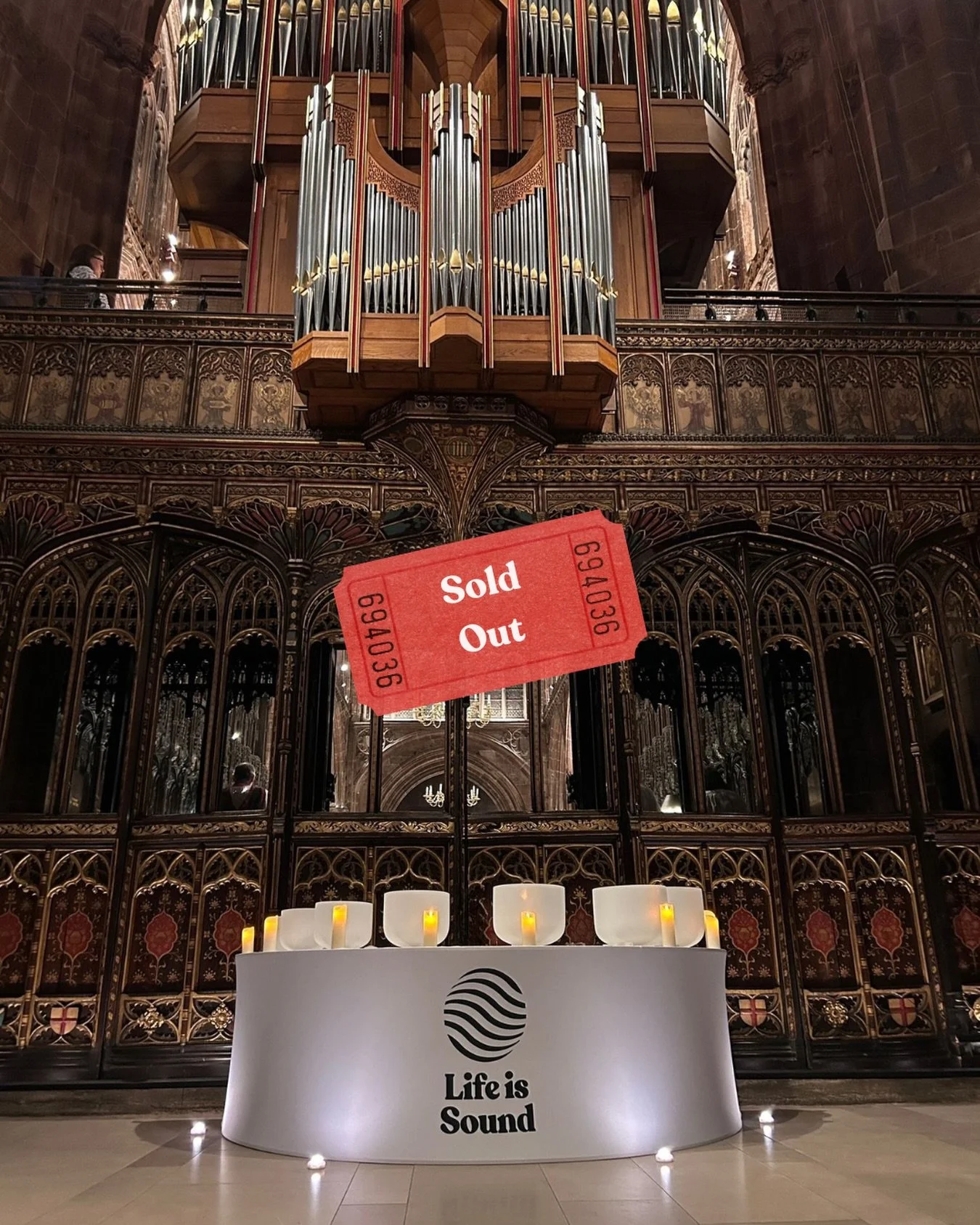 You have done it again. 

See you on Sunday at the Cathedral, 6pm ✨

#manchestersoundbath #manchestercathedral