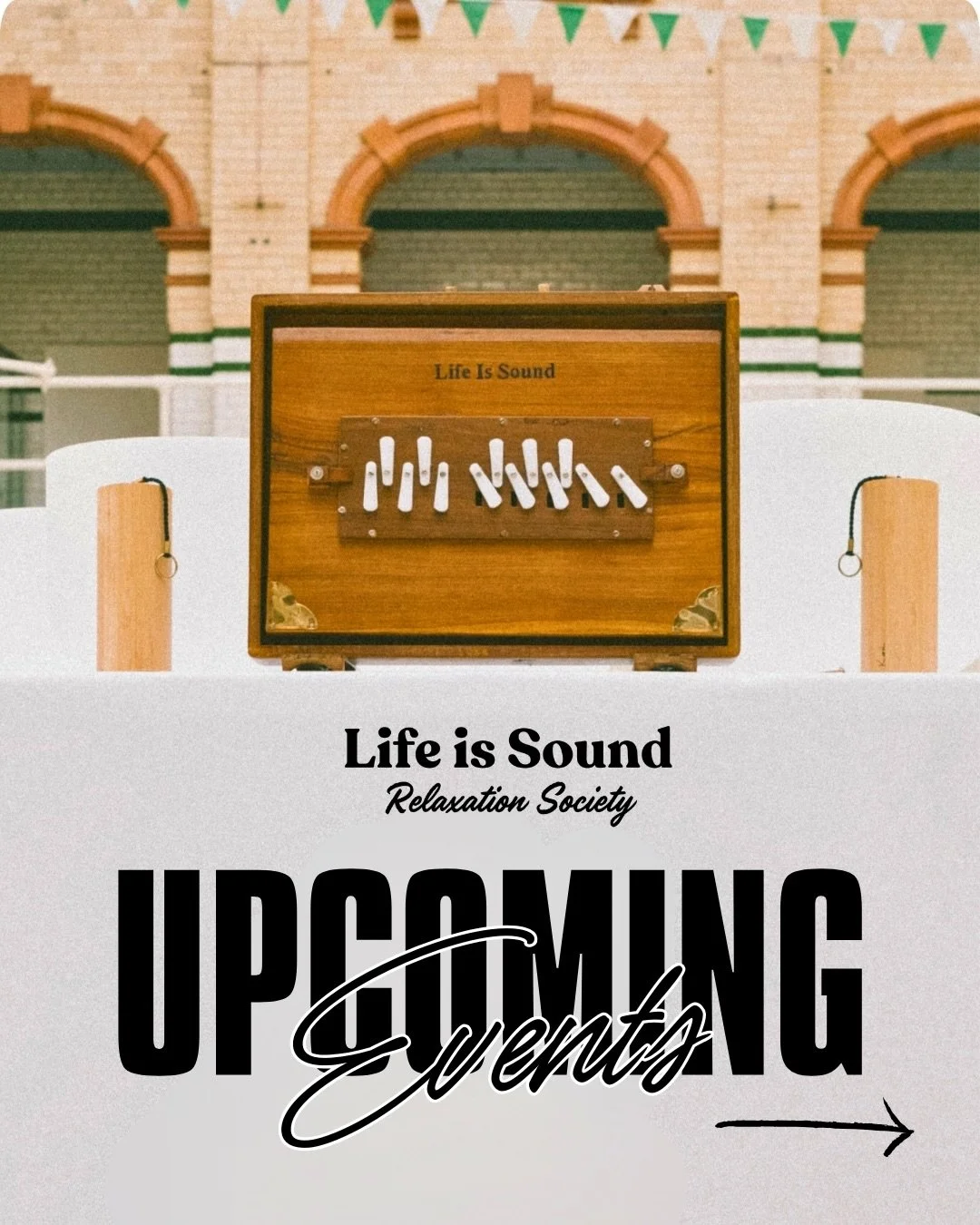 As the seasons start to shift we move into our season of sound baths which will hold you until the winter returns. 

This weekend we visit @aefestivalhall for our first session in this venue. We have a lovely group ready to join us for an evening of 
