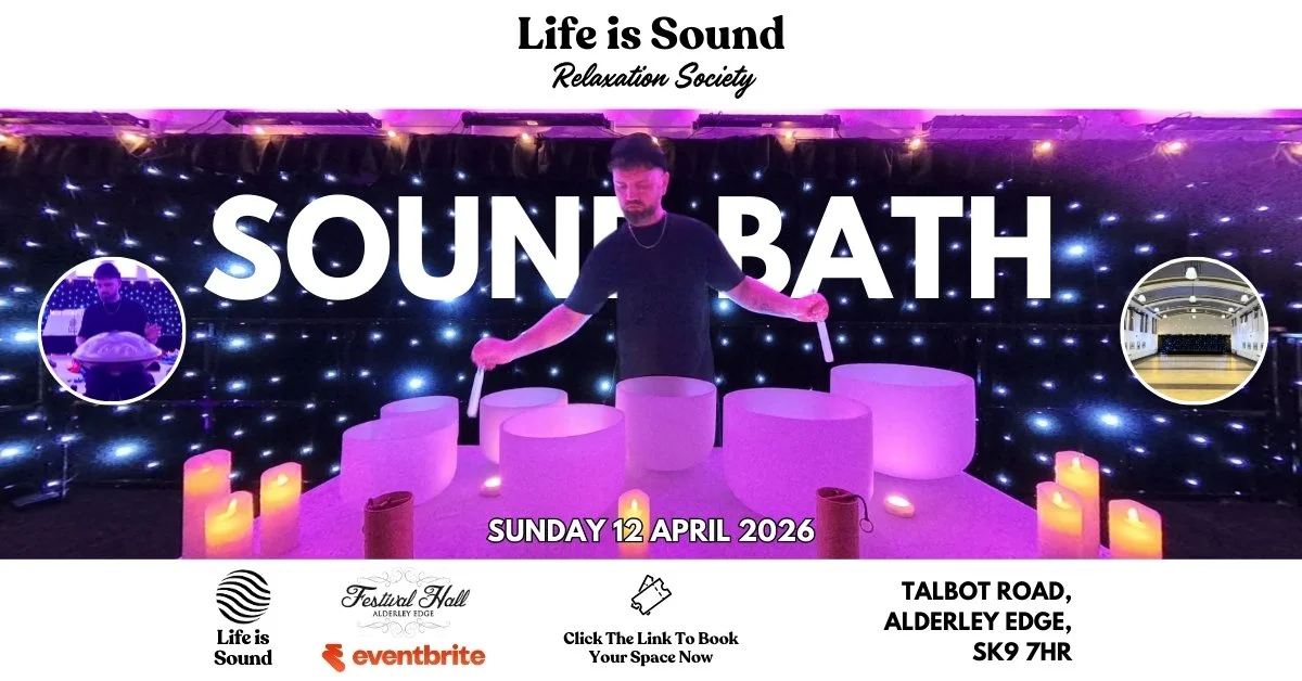 April 12th Sound Bath at Festival Hall with Life Is Sound