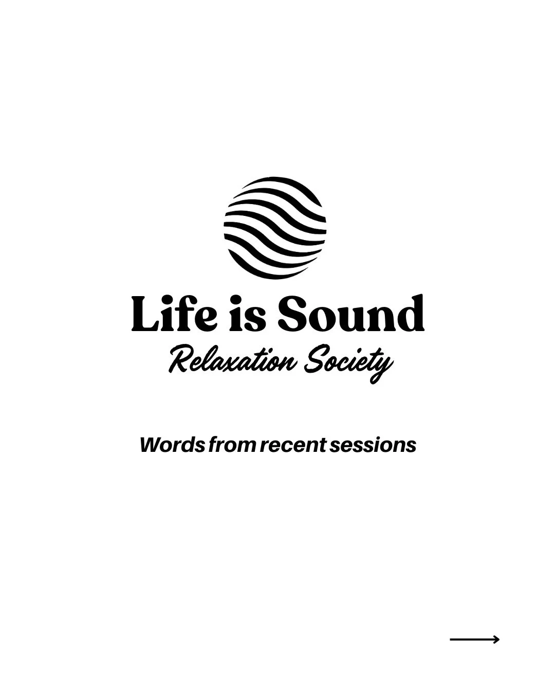 I don&rsquo;t always get the chance to speak with you properly after a session, so these feedback cards have become an important part of how I continue to shape and strengthen the world of Life Is Sound.

It is always powerful to read your reflection