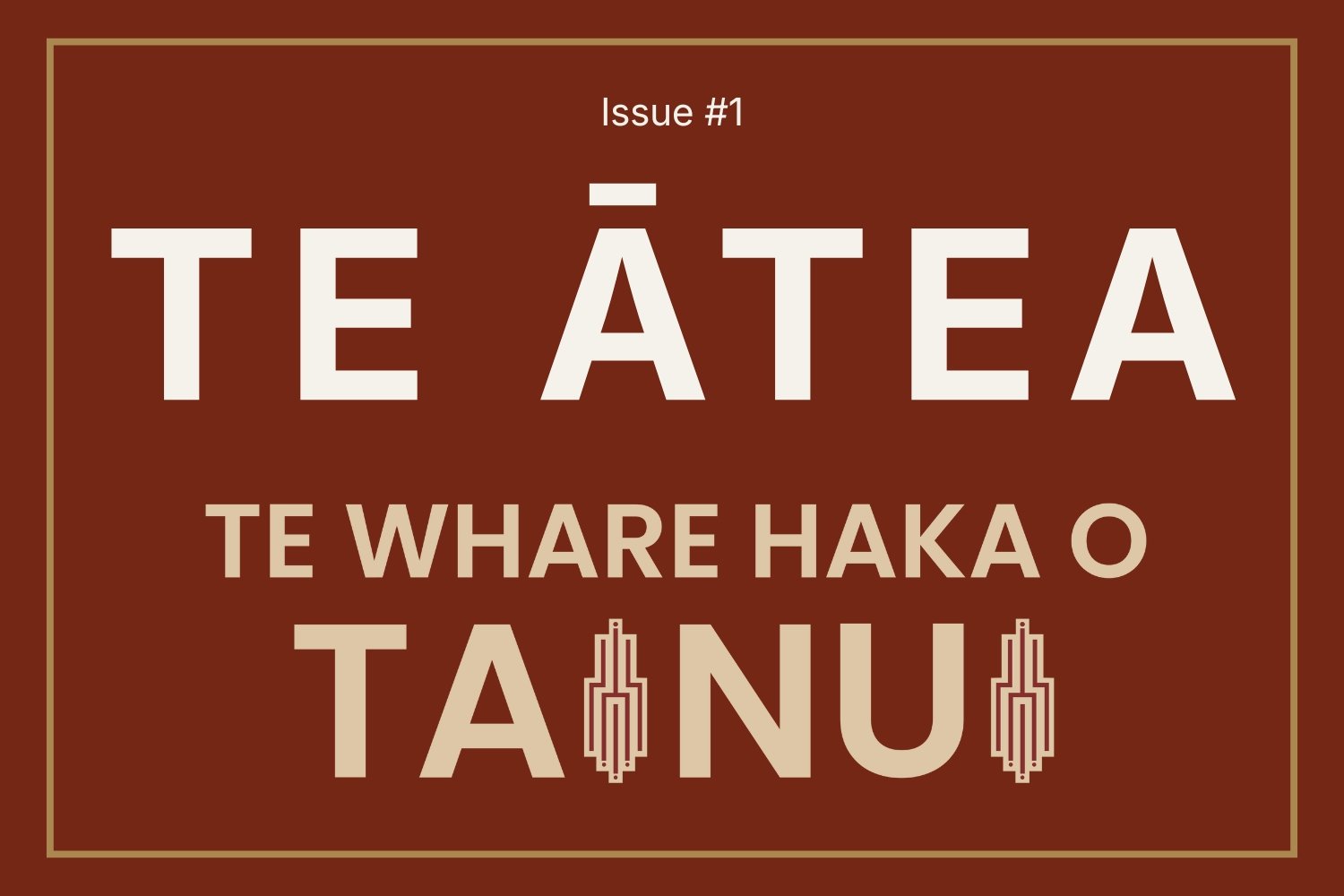 Te Ātea: Issue 1