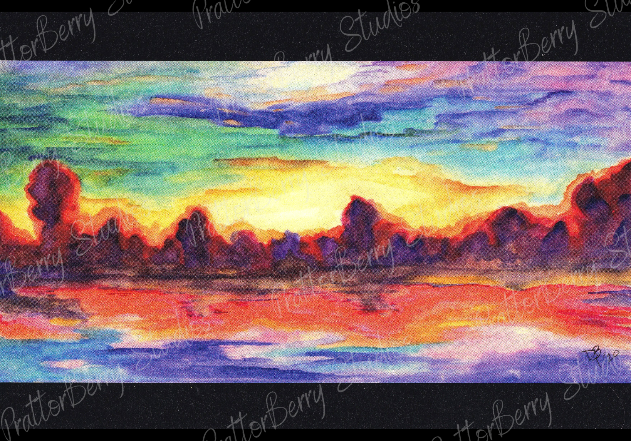 "Sunset on the Water" - Postcard Pack