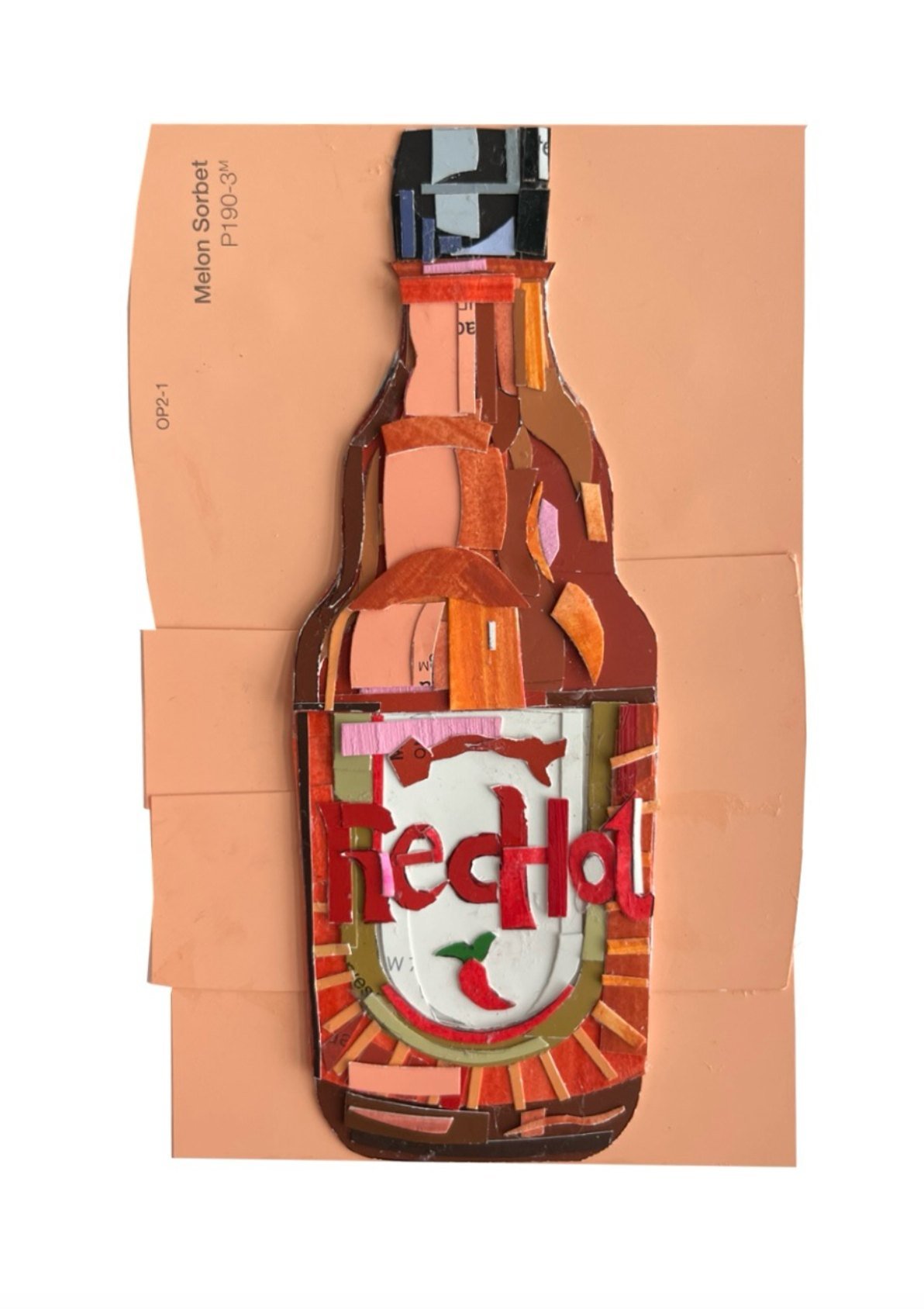 Creative Spotlight: Paige Ledo@paigeledomstudio 

Featured Work: Detailed Collages 

Why In Our Palette: From one our favorite items , that we literally put that sh*t on everything @franksredhot  to the different materials used in the fish collage. W