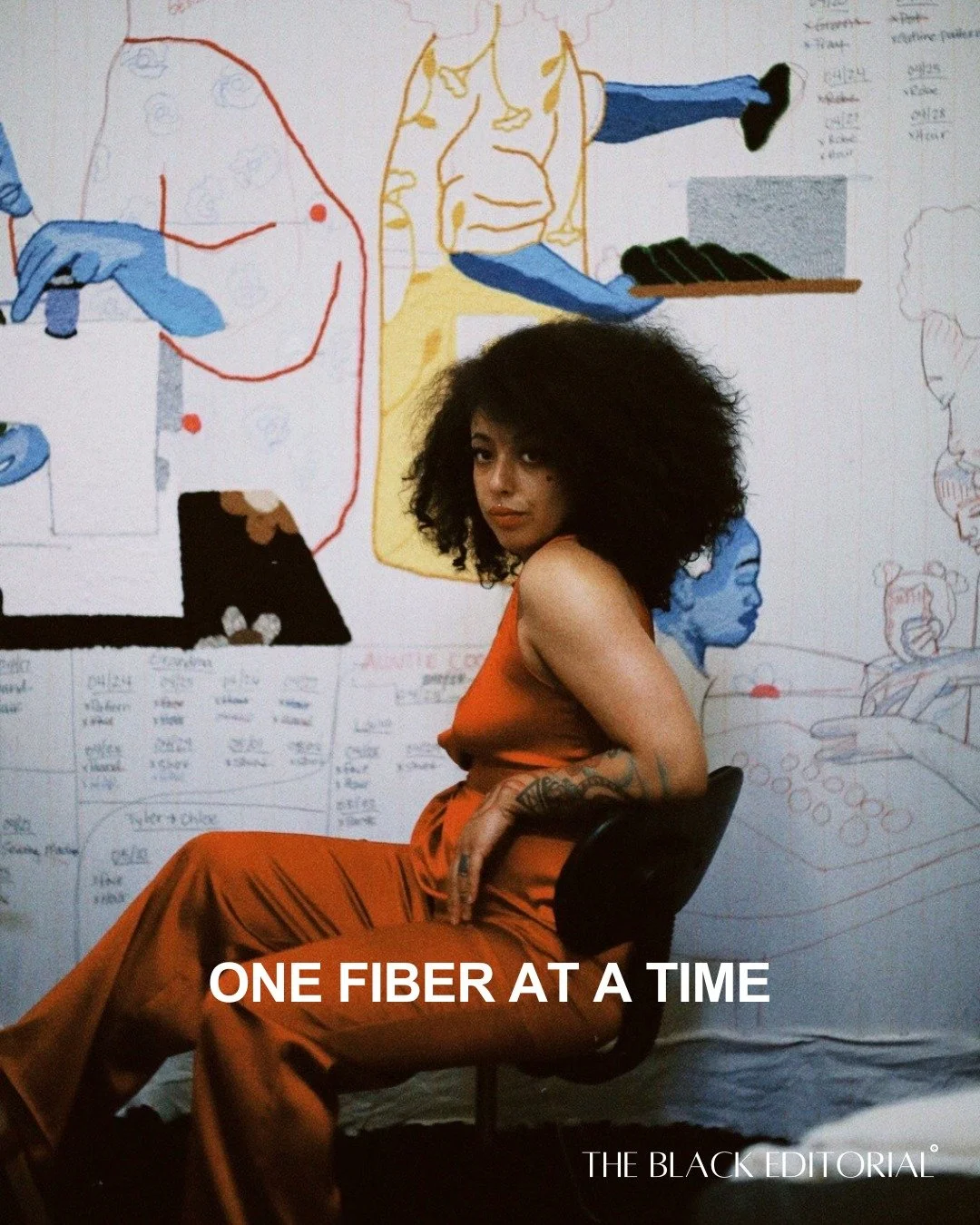 Honey Pierre @honeypierre, is a fiber artist redefining the possibilities of her medium. Based in Atlanta, Honey transforms thread and textile into living archives. Her work doesn&rsquo;t just hang, it holds, disrupts, and tells stories that stretch 