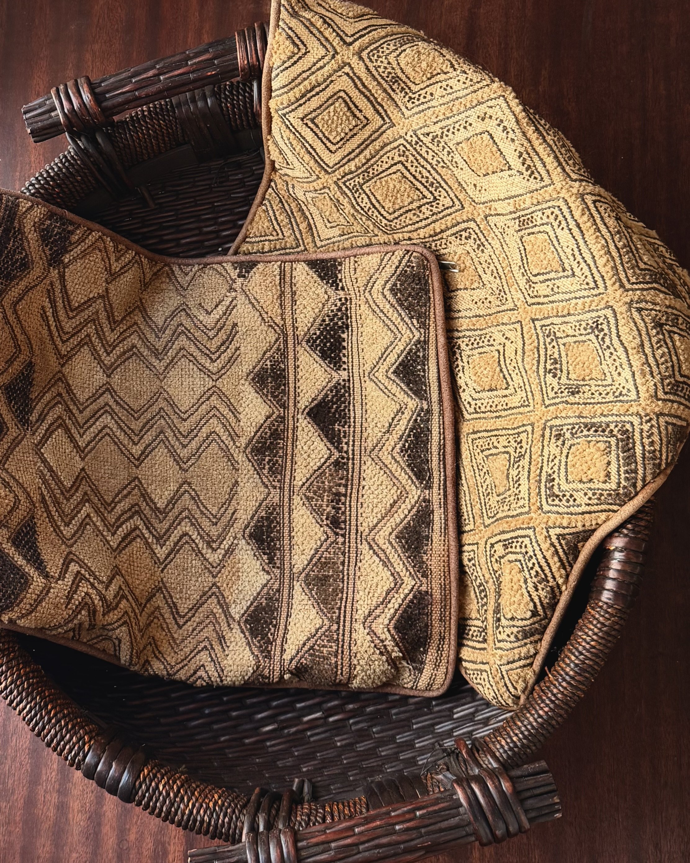 Authentic Kuba Cloth Pillow Cover