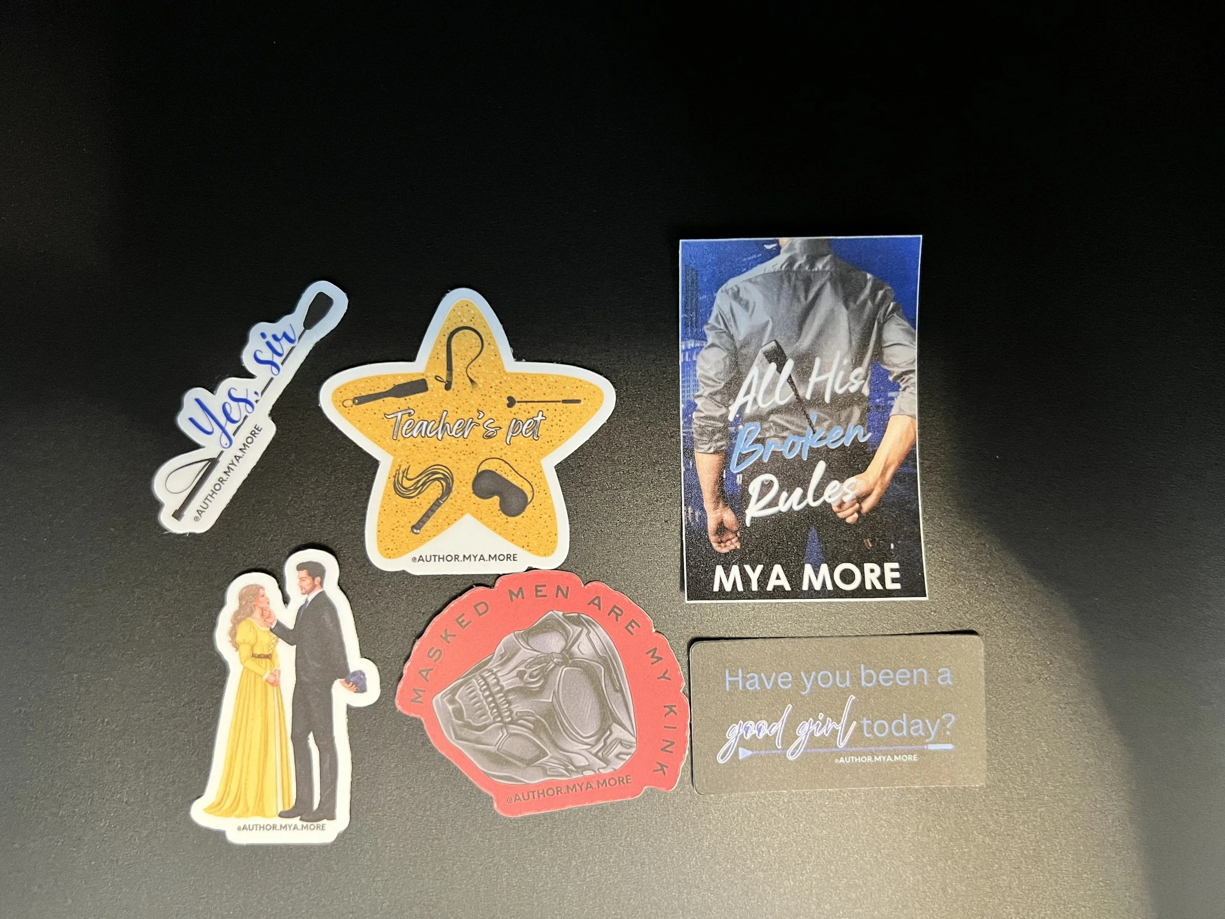 All His Broken Rules Sticker Pack