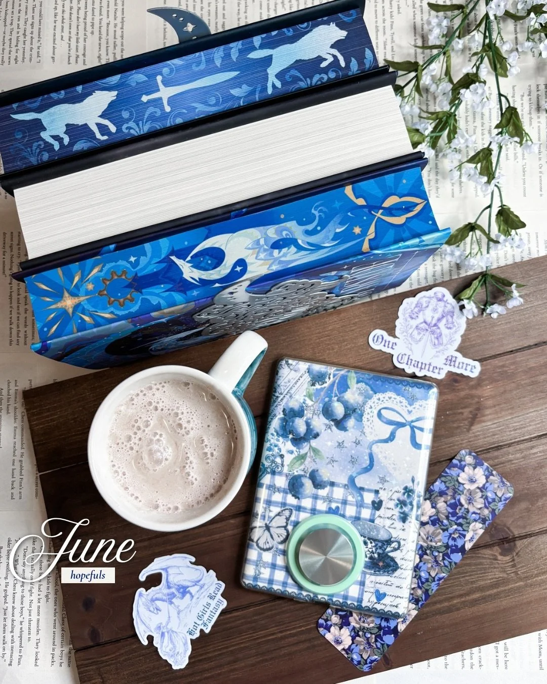 𝑱𝒖𝒏𝒆 𝑯𝒐𝒑𝒆𝒇𝒖𝒍𝒔
I&rsquo;ve kinda been waiting all year for June. I might be biased since my birthday is the 3rd but summer truly is my favorite. 

I&rsquo;m looking forward to starting Starside and The Ascended. I&rsquo;ve been hearing so m