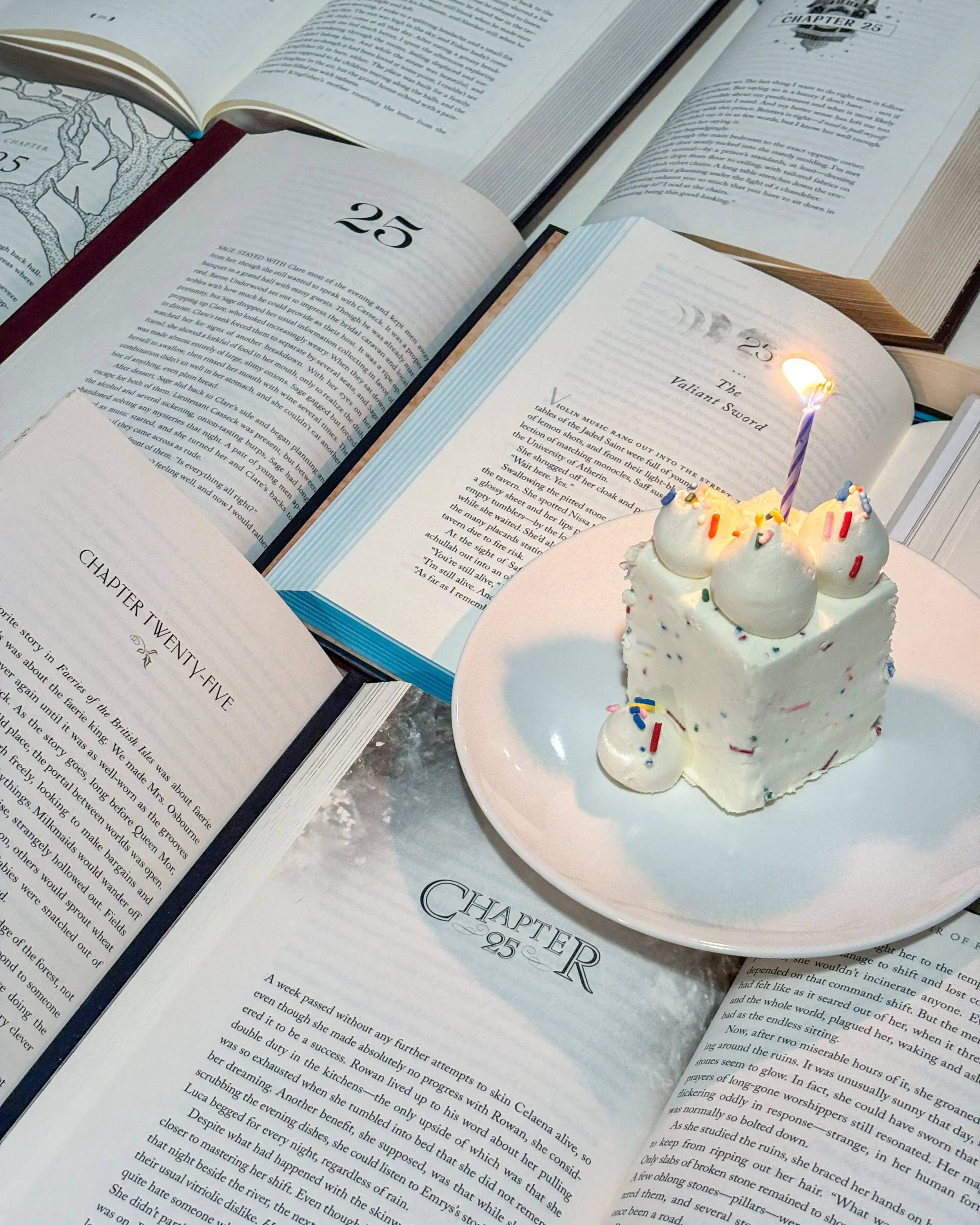 25 this week and another year sharing my love of reading🎂 when I moved to Georgia a few years ago I knew I wanted join a community of book lovers. And I&rsquo;ve found it! 
I feel like I&rsquo;ve pushed myself to create, read, and have fun so much m