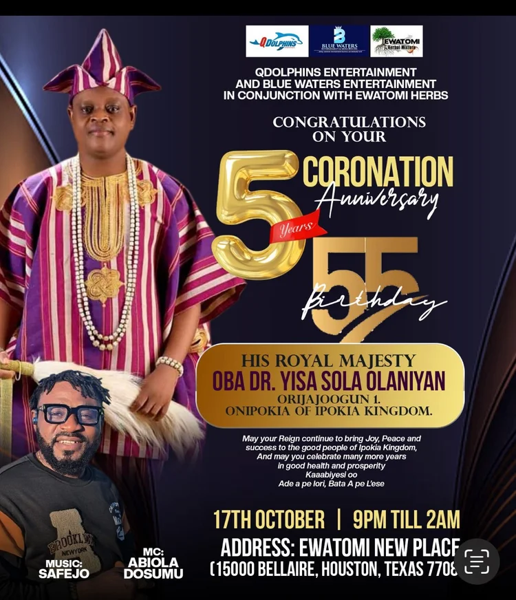 HRM Oba Dr. Yisa Sola Olaniyan (Orijaoogun 1)