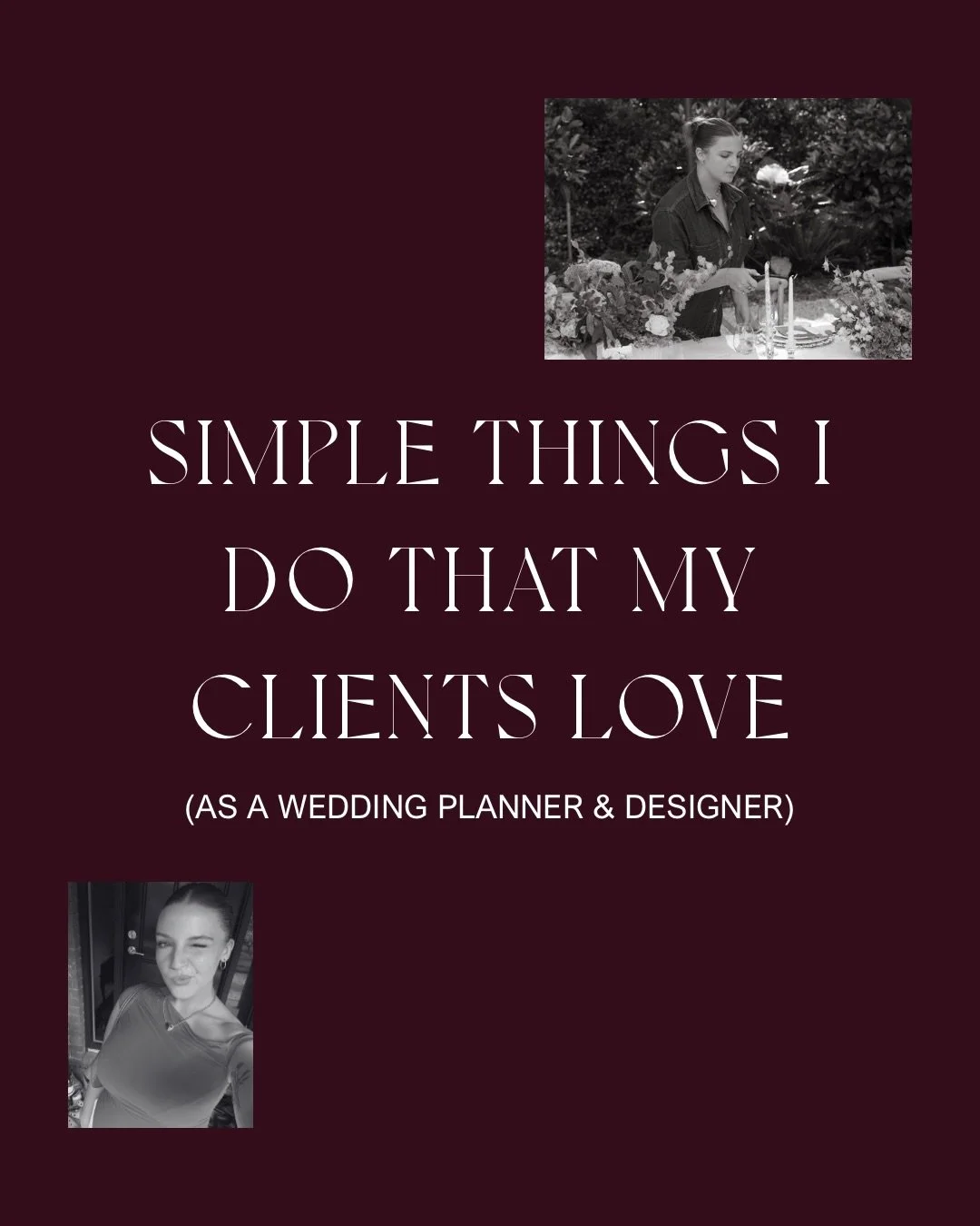 There are a lot of things my clients love about my process and my work, but these are the little things I hear about the most.

- Honest communication
- I get to know you
- You get a welcome packet
- It doesn&rsquo;t sound like you are emailing a cha