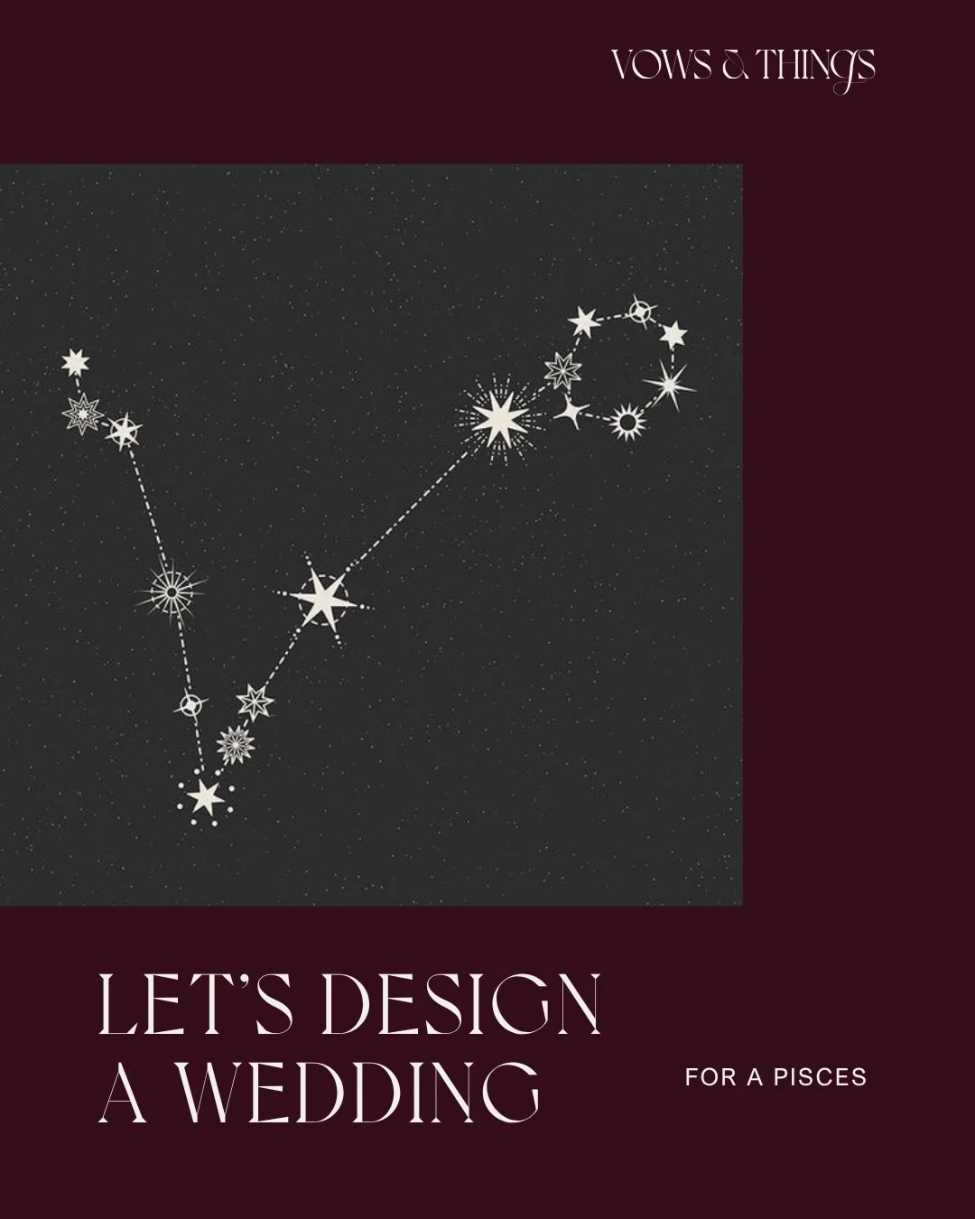 As we&rsquo;ve come to the end of Pisces season, I started thinking&hellip; what would a wedding look like if it were a Pisces?

When I think of Pisces, I think of someone who is imaginative, emotional, gentle, dreamy, artistic and romantic.
Have a s
