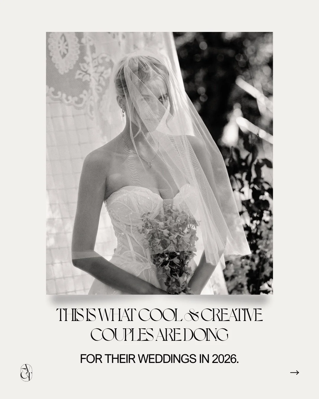 What the cool &amp; creative couples are doing for their weddings in 2026&hellip;