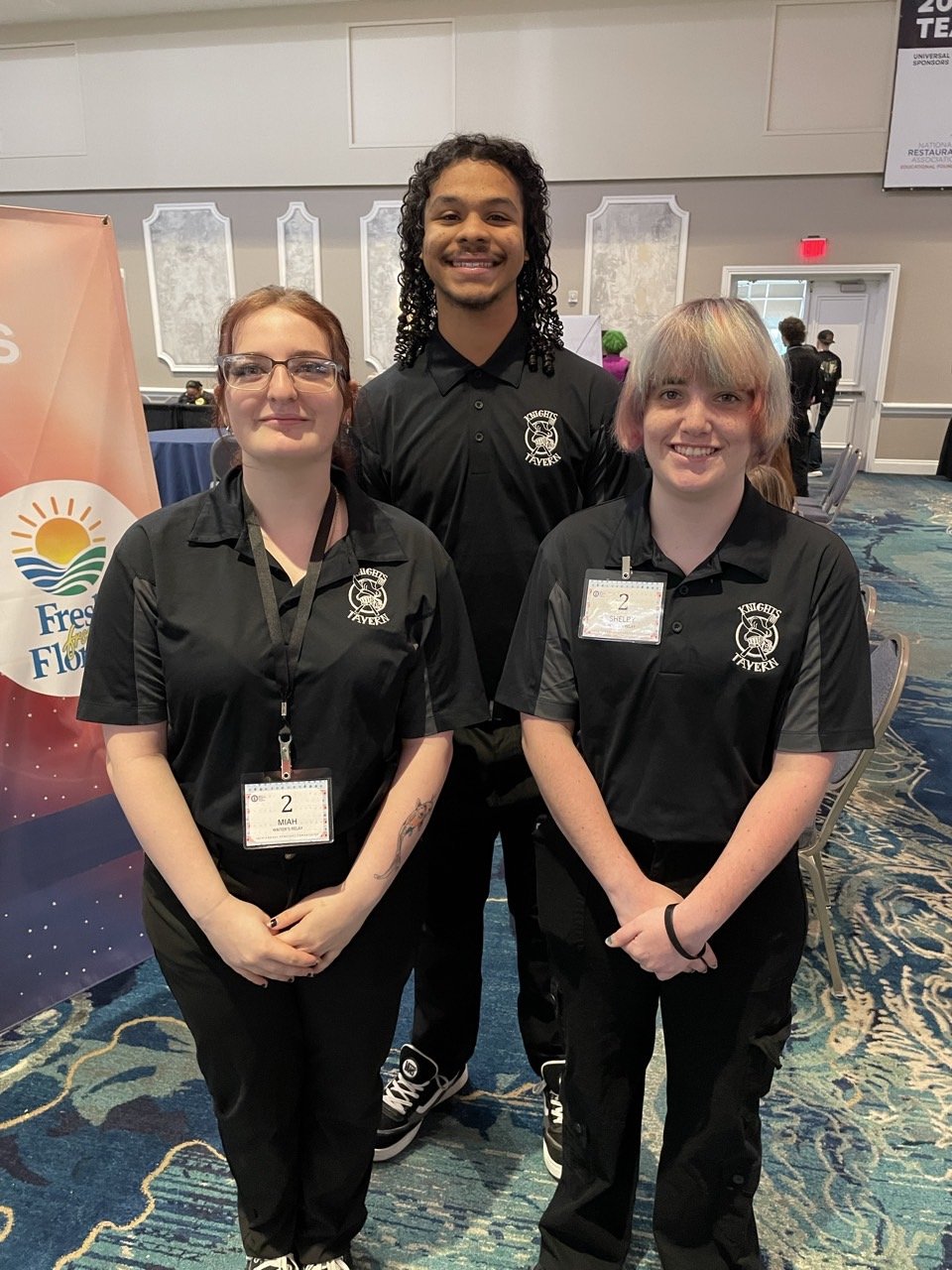 Waiters relay team at Pro Start competition!