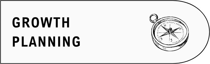 Image of a page titled 'Growth Planning' with a compass icon in the top right corner.