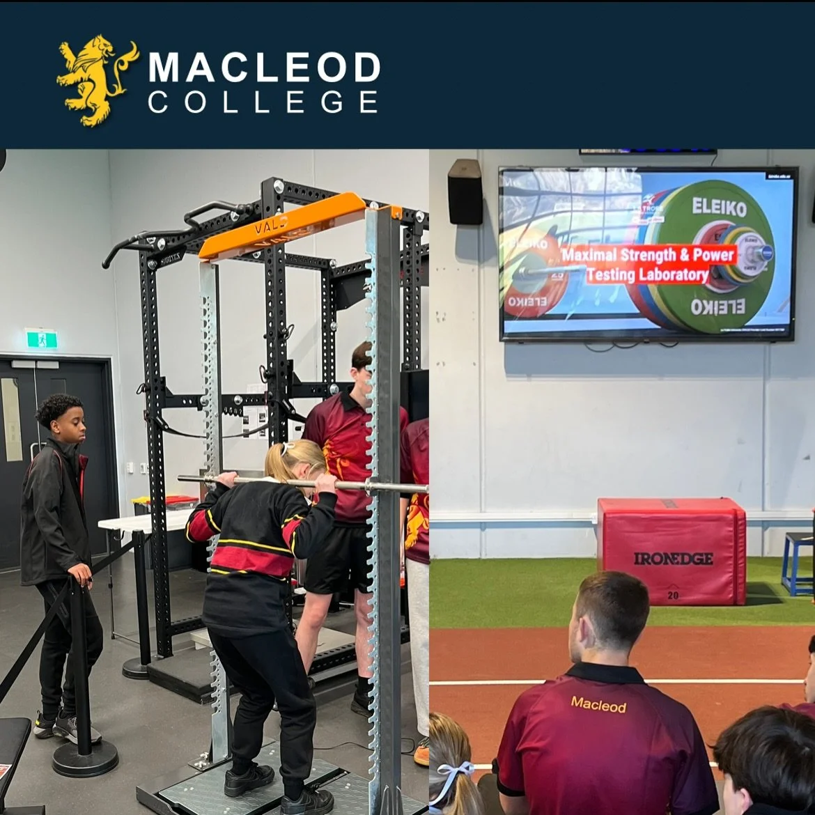 Achieve ⭐️ VCE PE Year 11 students had the opportunity to participate in strength and power testing today at La Trobe University in preparation for creating their own training programs. 💪🏼