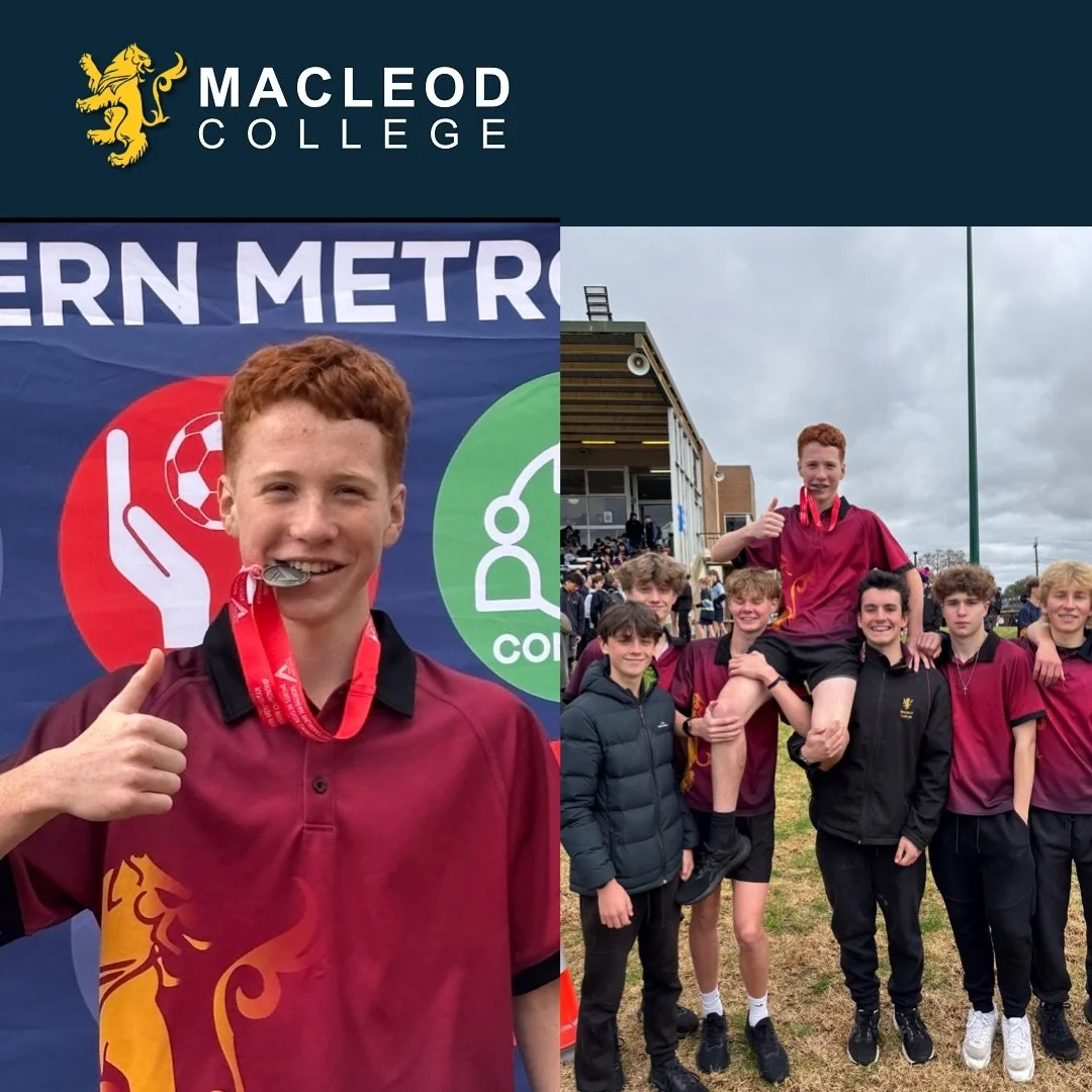 Achieve ⭐️Victorian Regional Cross Country today! Well done Year 9s and a special well done to Finn who placed 2nd in under 14s 3km cross country. Off to states! 👏🏼 #crosscountry #sport #macleodcollege #term2 #achieve