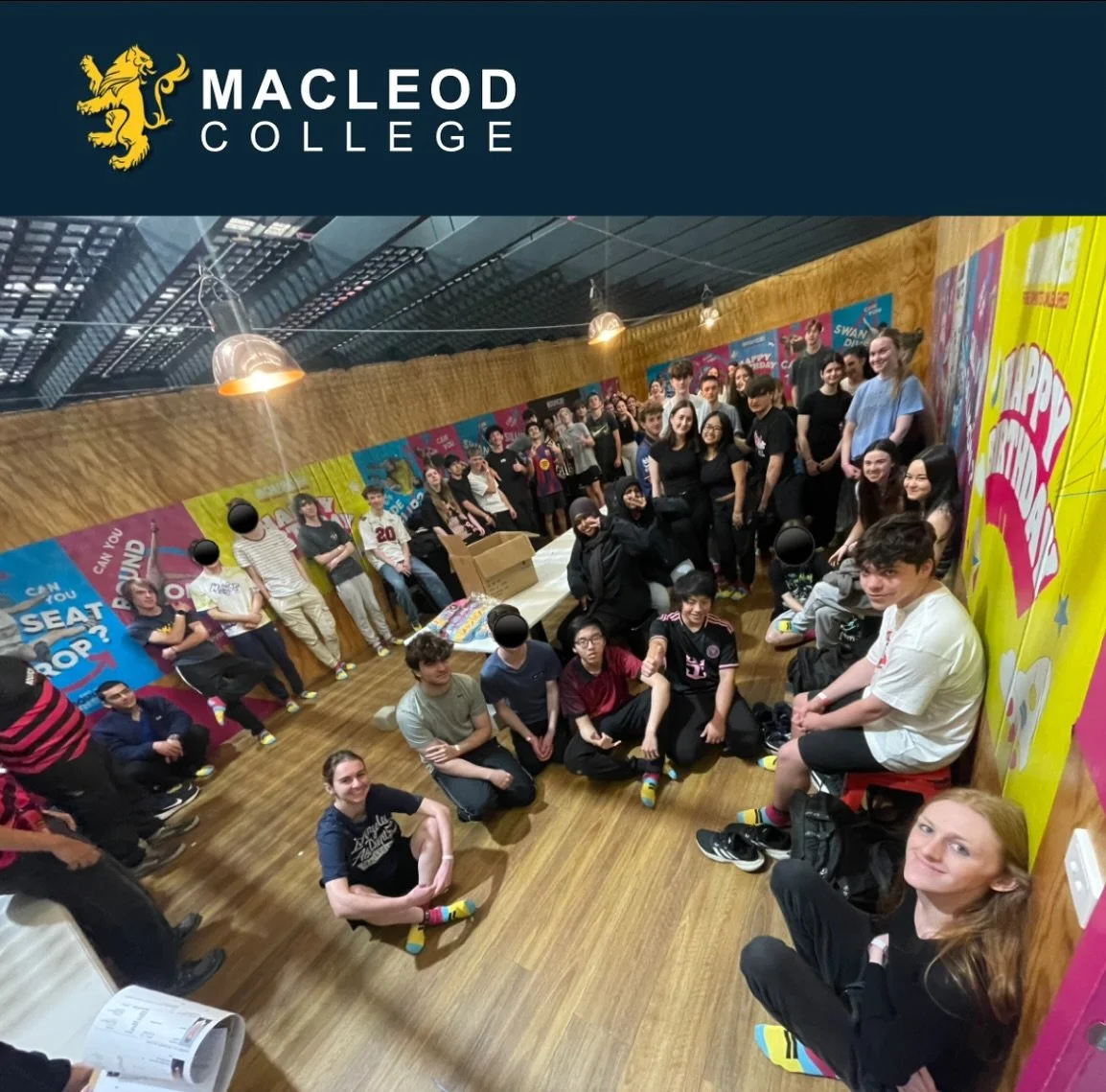 Connect ⭐️ To celebrate the end of Term 3 and all their hard work so far, our Year 11s had a memorable time together at Bounce! #macleod #macleodcollege #term3 #connect #excursion #endofterm #year11