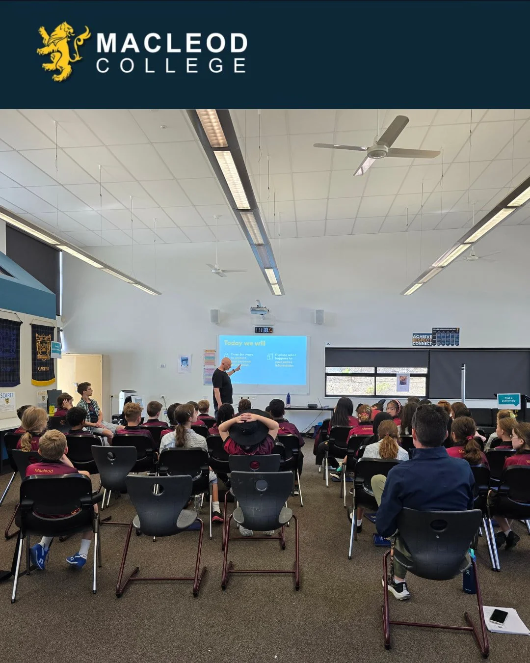 ✨ ACHIEVE &amp; CONNECT ✨

Leveling up our digital security! Last week, our Grades 4&ndash;6 students, and Year 7s took a deep dive into the world of passwords and passphrases. The big takeaway? Long is strong! Students learned that while a password 