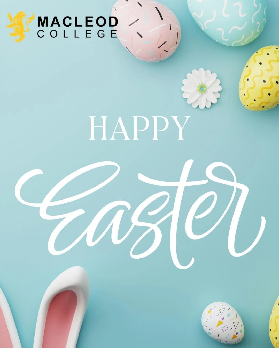 ✨ CONNECT ✨
Wishing all members of our Macleod College community a joyful and refreshing Easter break.

May this time offer an opportunity to rest, reconnect with family, friends and loved ones. We hope the break leaves you feeling recharged for the 