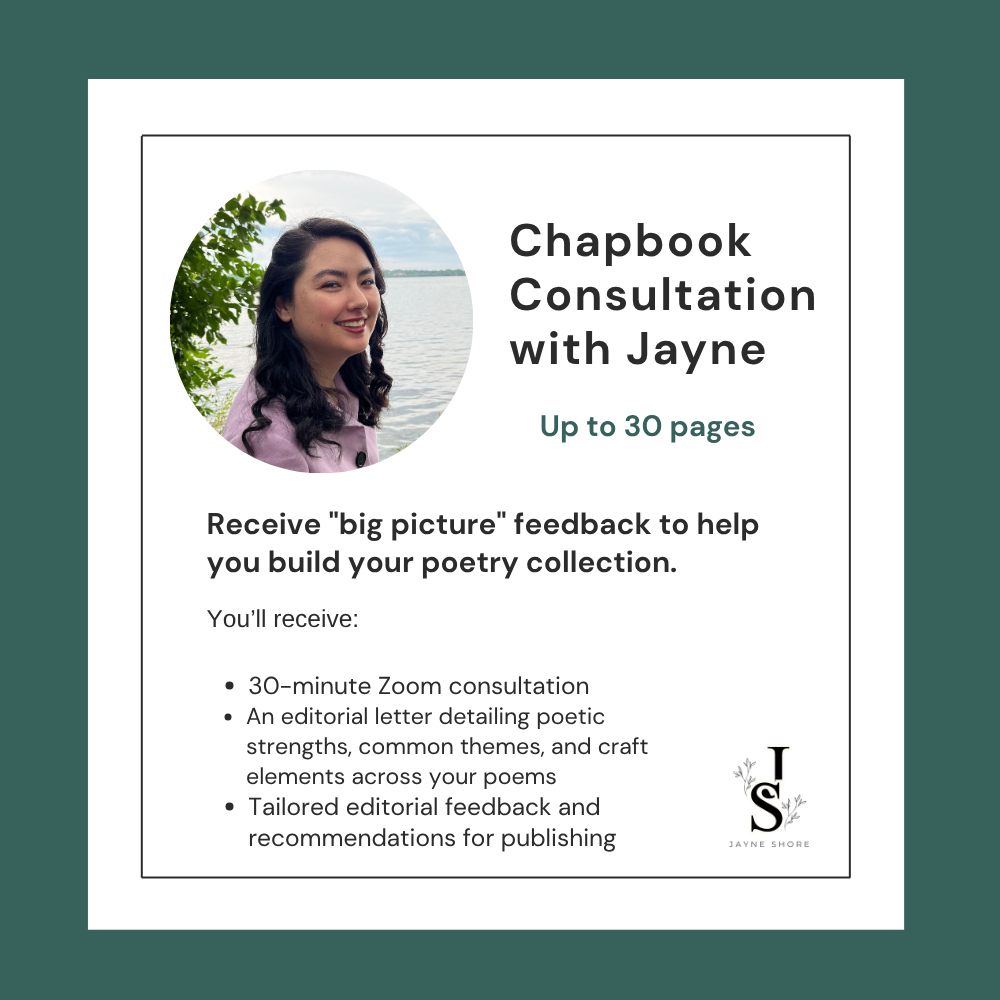 Chapbook Consultation for Poets